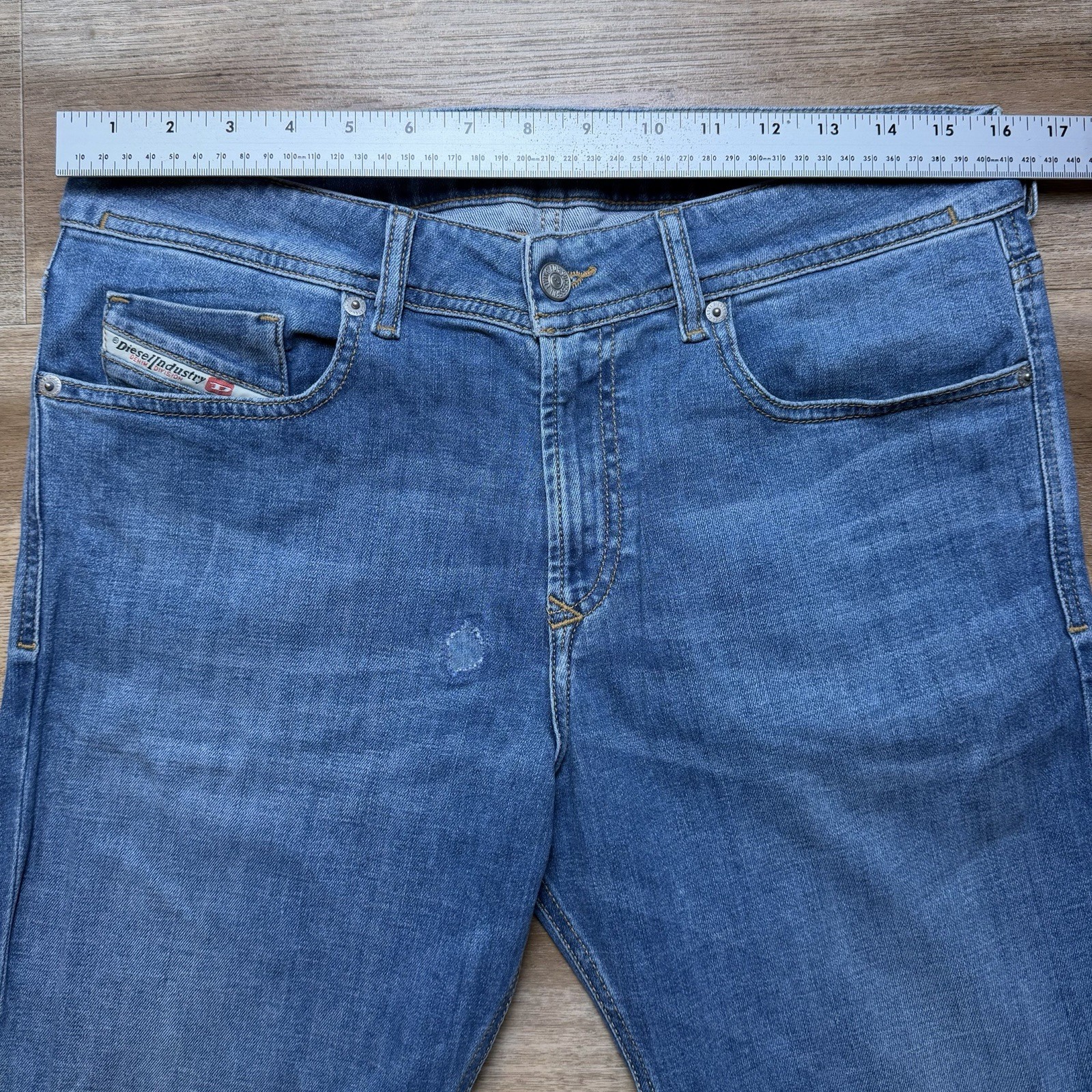 Diesel 1979 Sleenker Jeans Men 32×30 Blue Slim Skinny Stretch Medium Wash R84RV