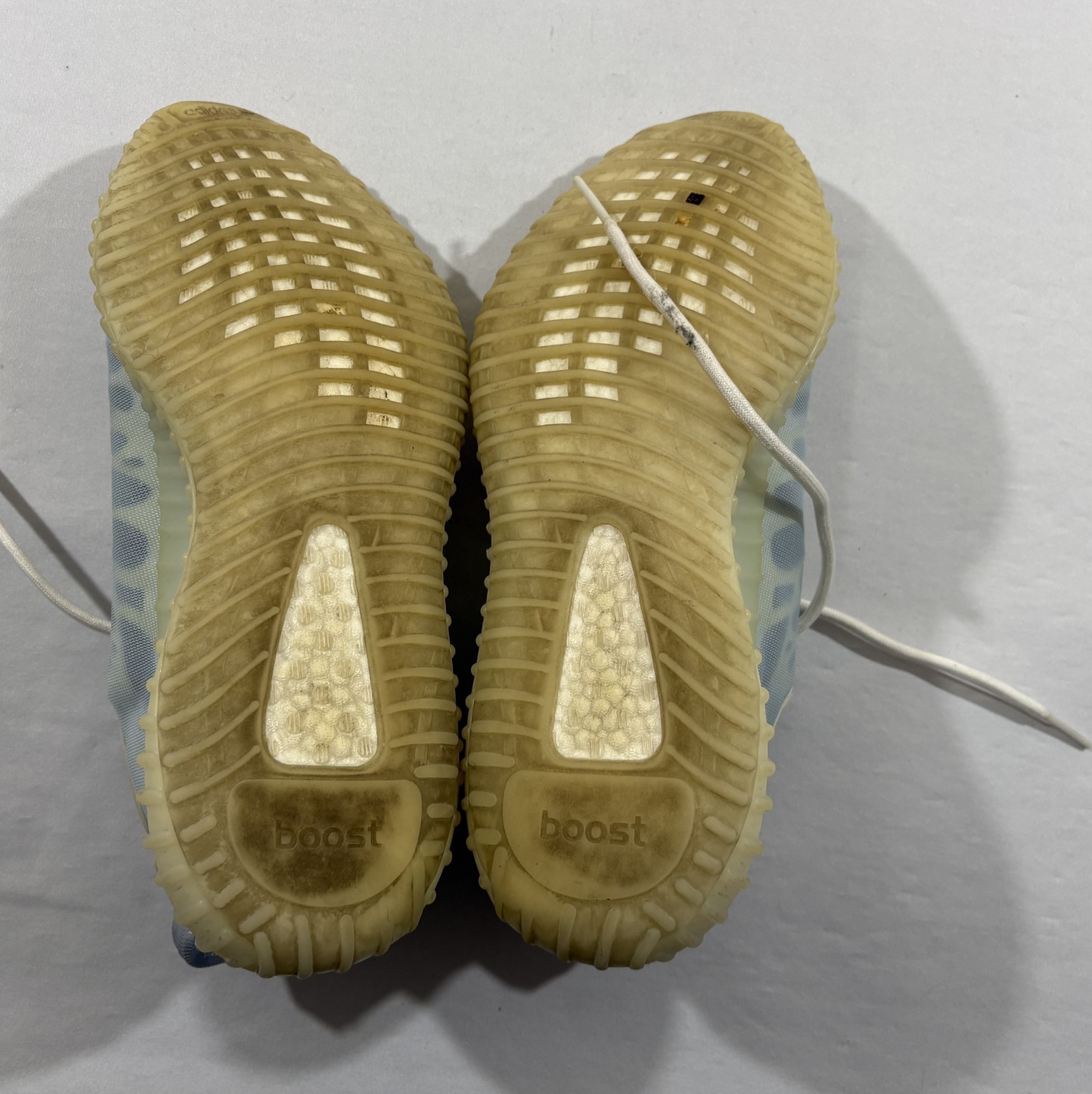 Adidas Yeezy Boost 350 V2 Mono Ice Blue White Mens Sneakers GW2869 Shoes Sz 11