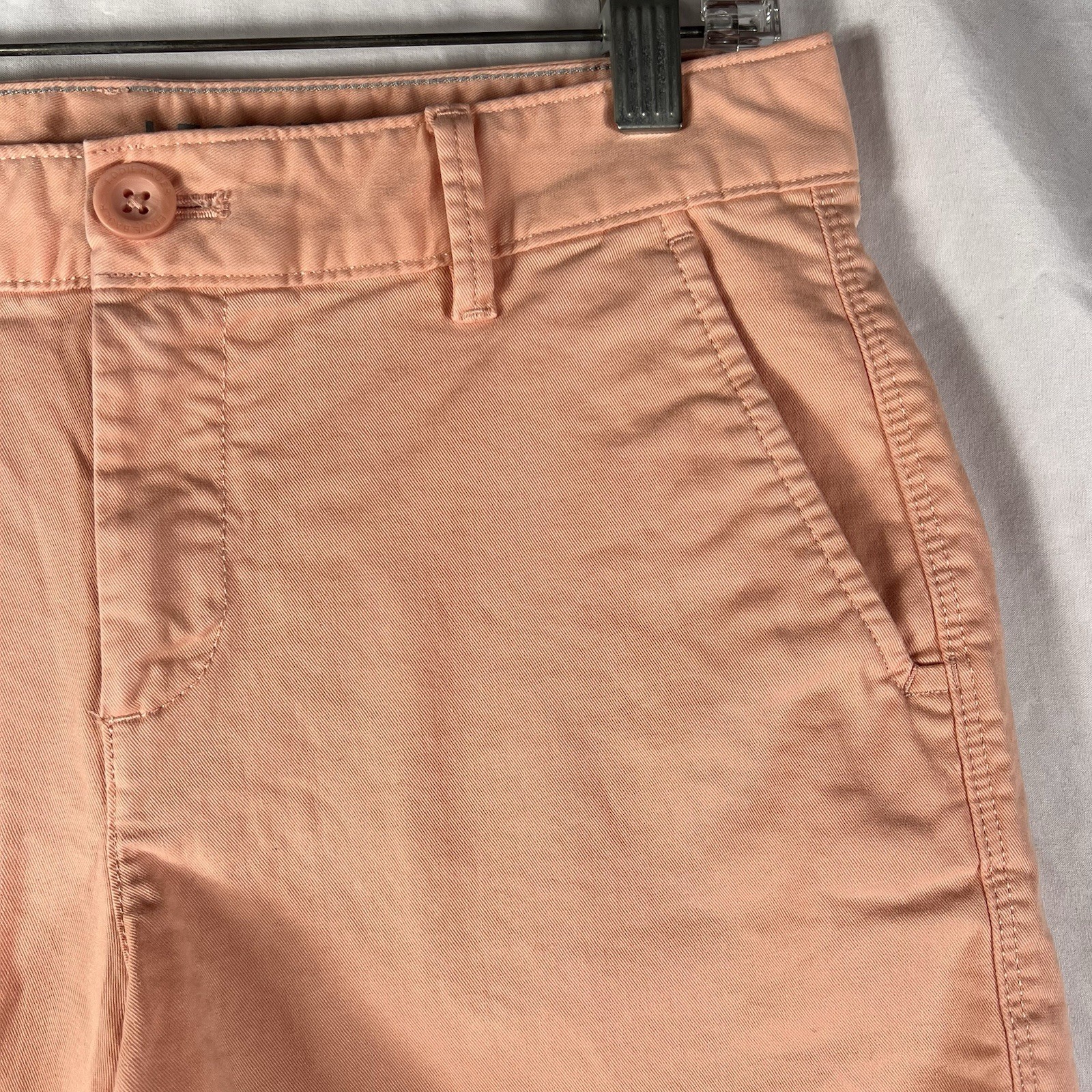 Eddie Bauer Shorts Women’s Size 0 Slightly Curvy Legend Wash Stretch Pink Chino