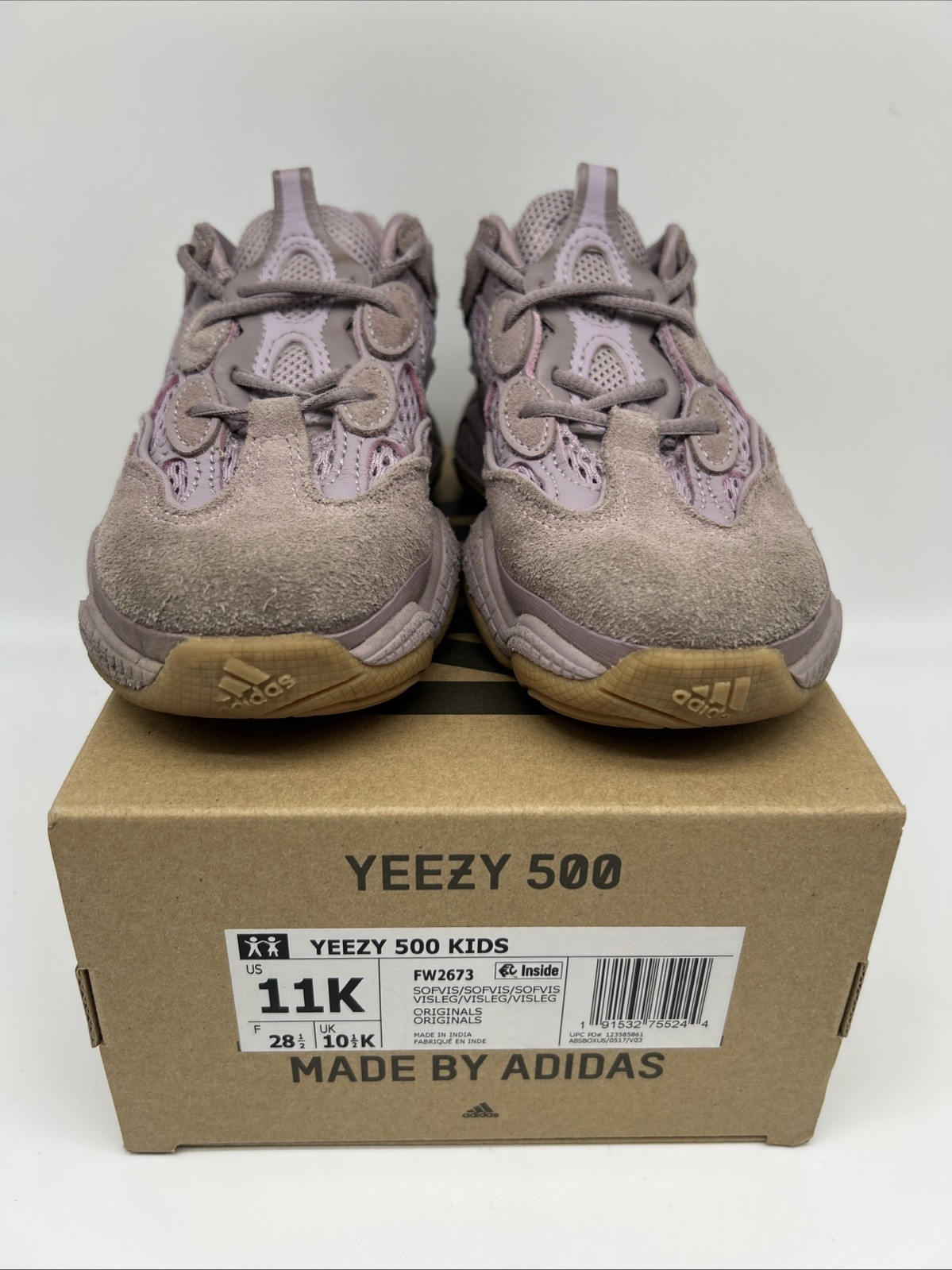 Size 11k – Adidas Yeezy 500 Infant Soft Vision Kids