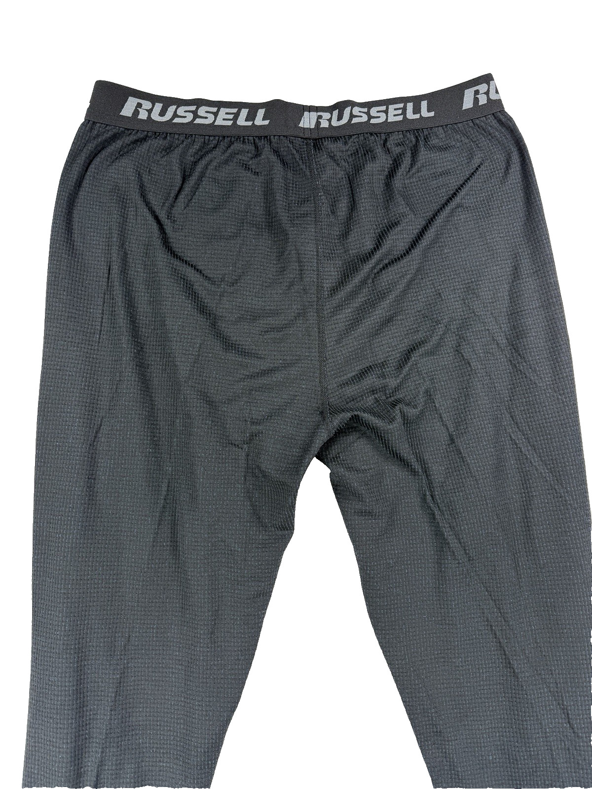 Mens Russell Dri-Power 360 Base Layer Pants Long John Compression Large Black