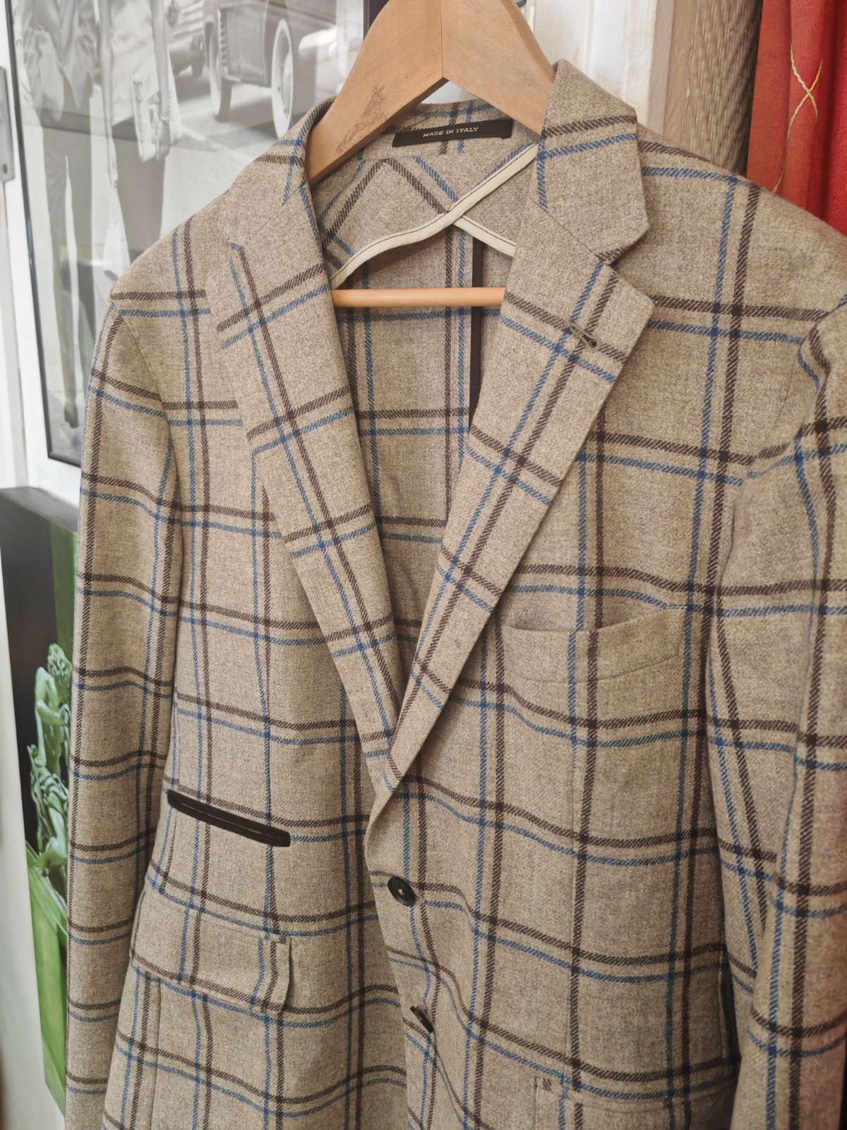TAGLIATORE 700€ Men’s Blazer Jacket Virgin Wool Size EU52 ( L ) Made in Italy