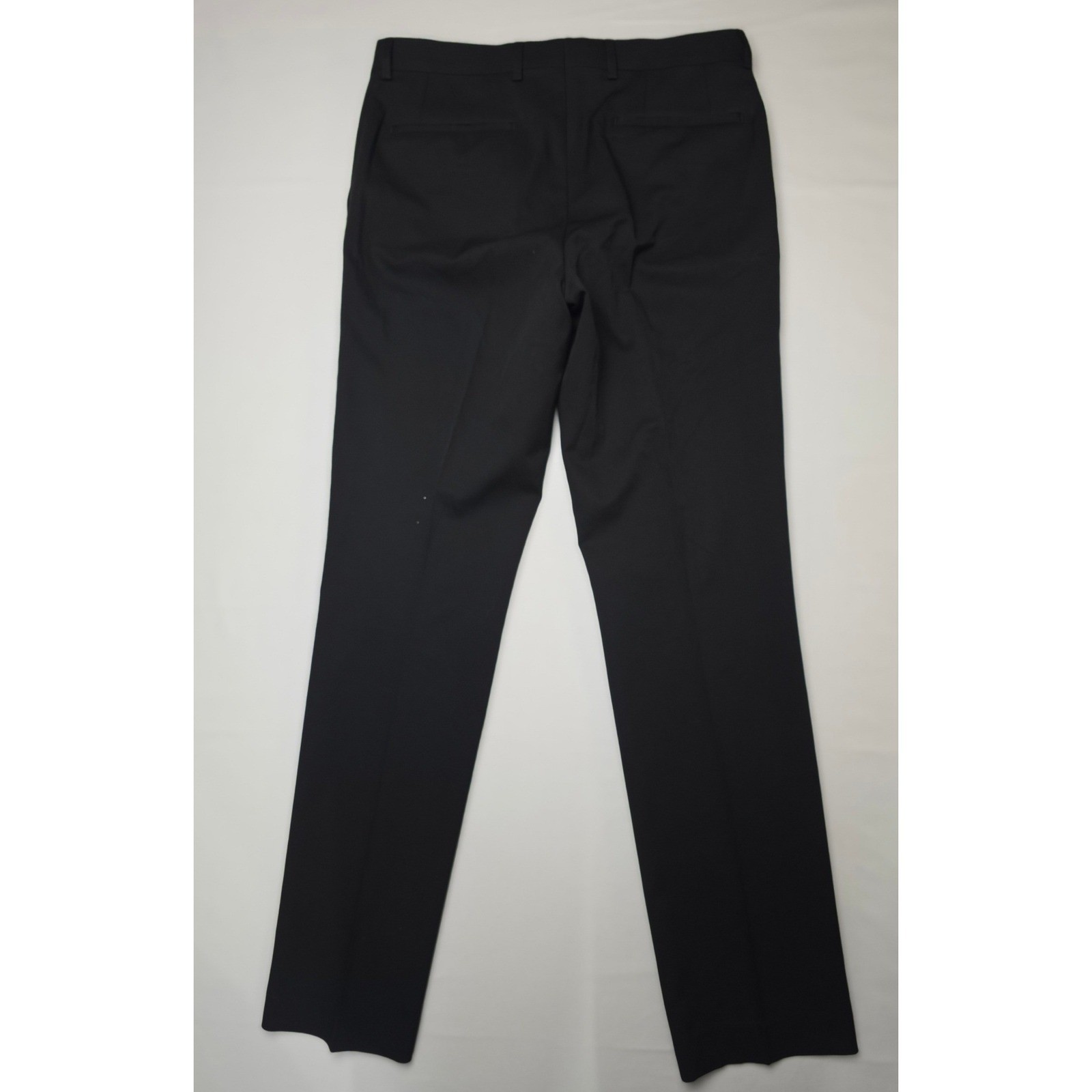 Classic Mens Dress Pants 32×32 Black Officecore Business Casual Trouser NEW