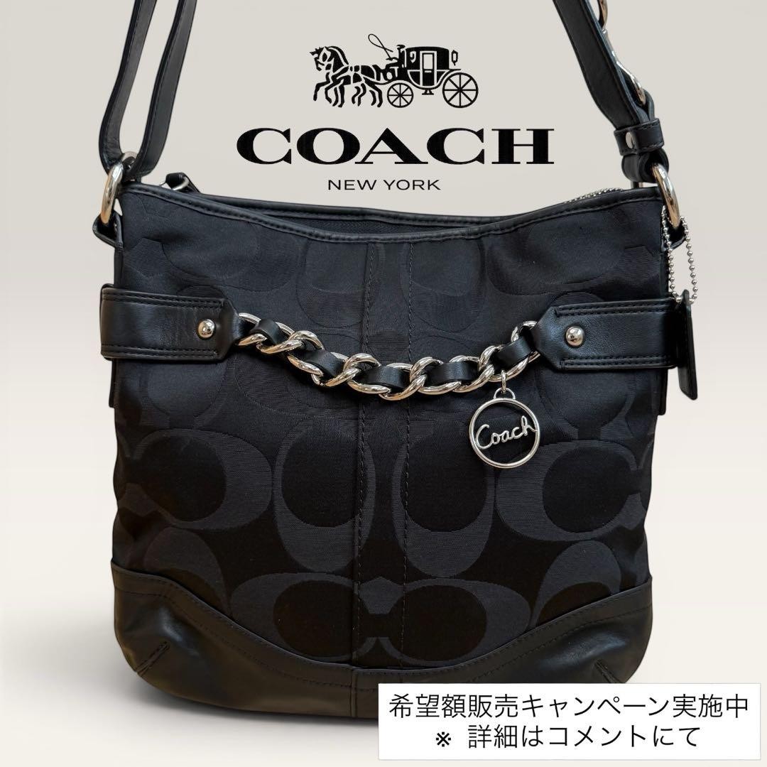 COACH Signature Shoulder Bag 2way F19730 29a