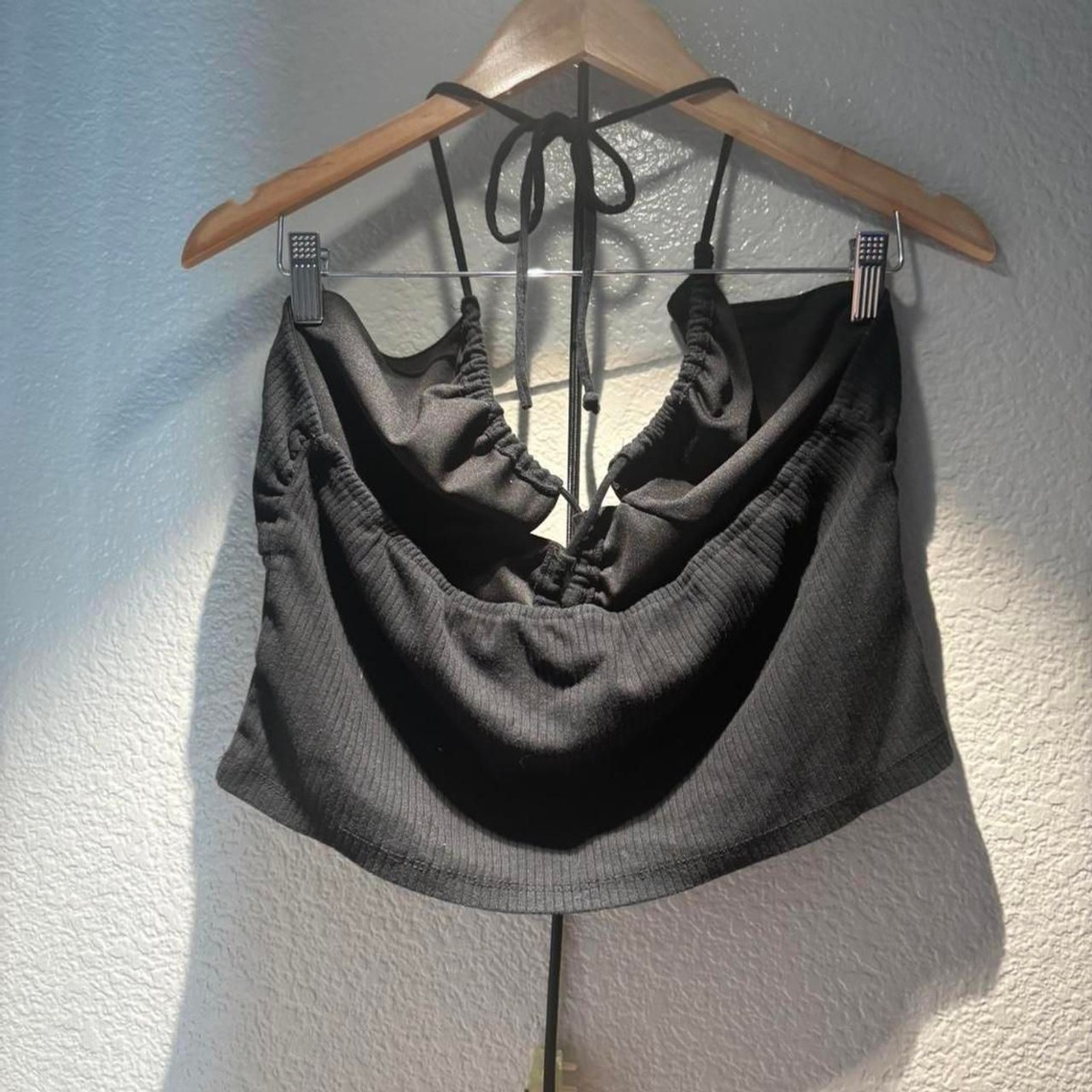 Wild-fable Women’s Black Crop-top