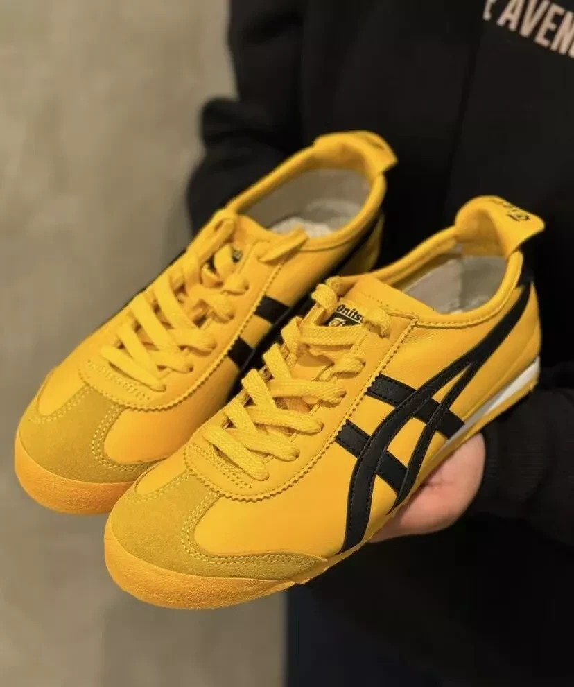 Authentic Onitsuka Tiger MEXICO 66 1183C102 751 YELLOW BLACK Sneakers Shoes