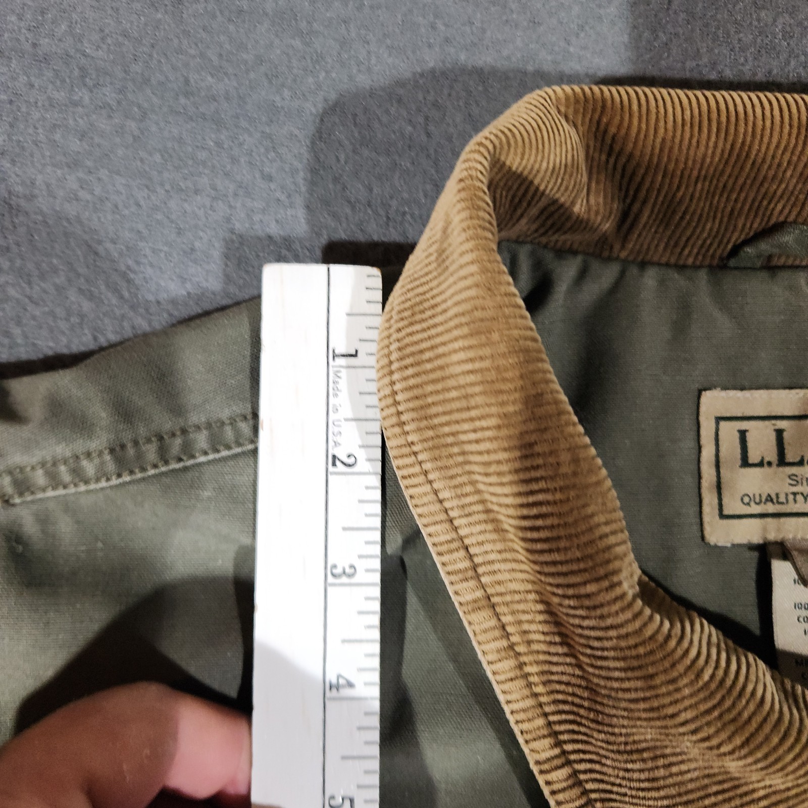 LL Bean Barn Chore Jacket 0 WY20 Field Coat Thinsulate Quilted Lining Men’s L