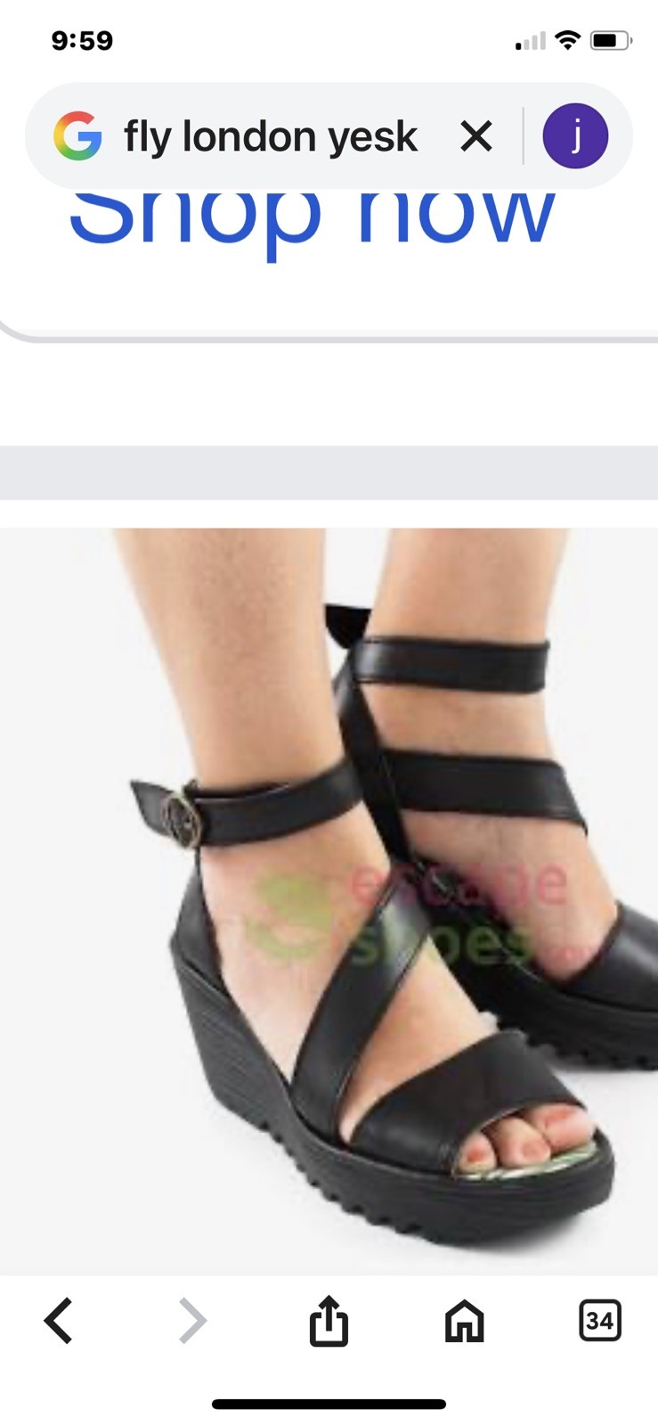 Fly London Yesk Ankle Wrap Sandals EU 40 US 9/9.5 Red Leather Women’s EUC‼️