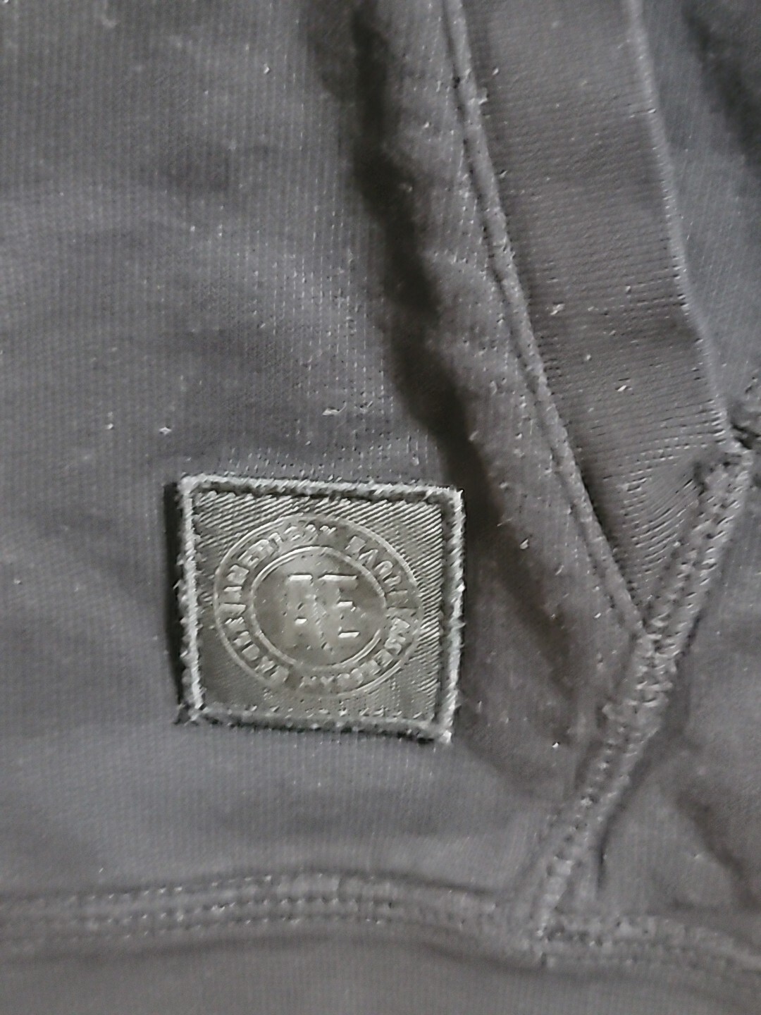VINTAGE American Eagle tightly woven cotton Hoodie Adult Small ( Black ) see pic