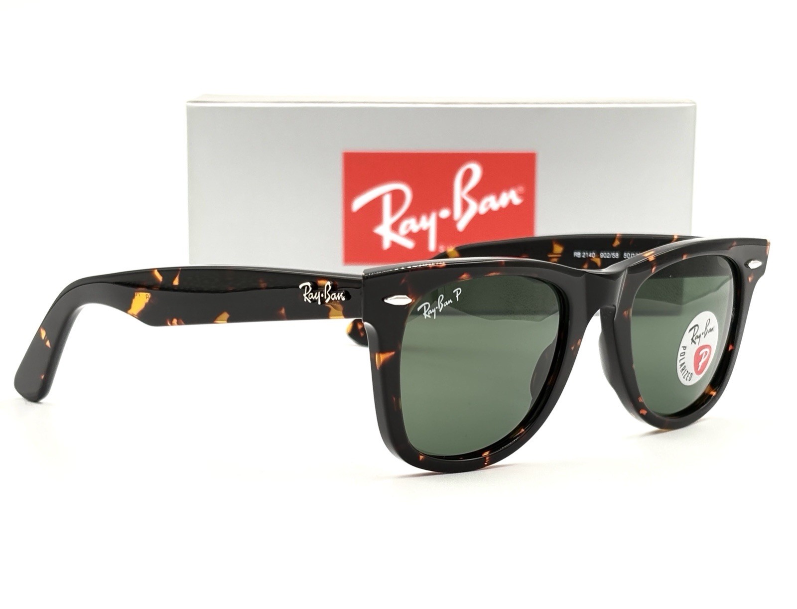Ray-Ban Polarized RB2140 Men’s Classic Sunglasses Tortishell Frame unisex Fit