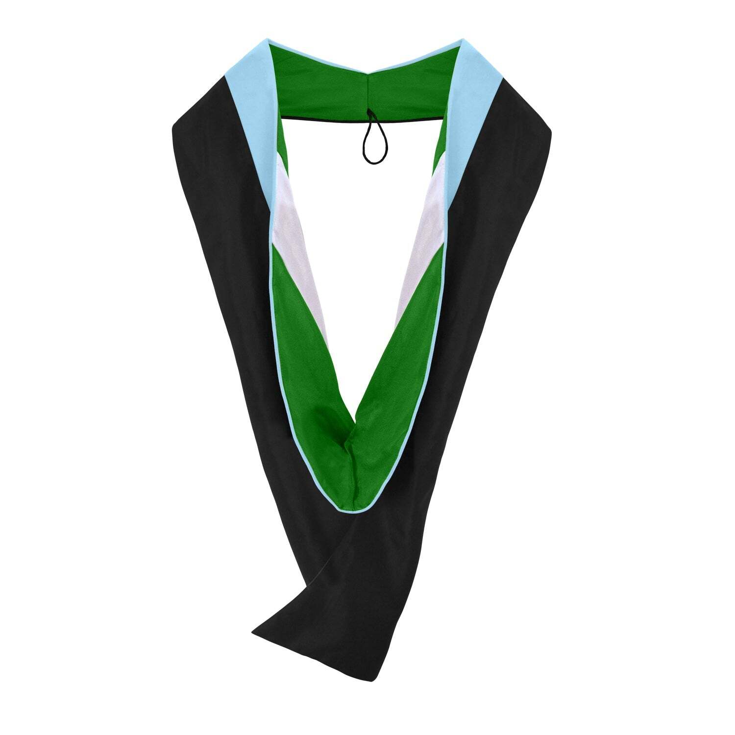 Endea Graduation Masters Hood For Education – Light Blue/Green/White