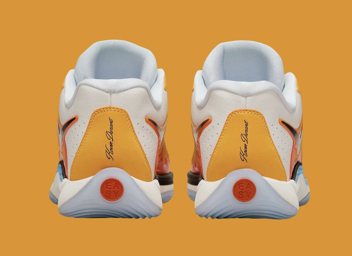 Nike Kevin Durant KD 17 Sunrise University Gold White FJ9487-700 sz 9.5 Men’s