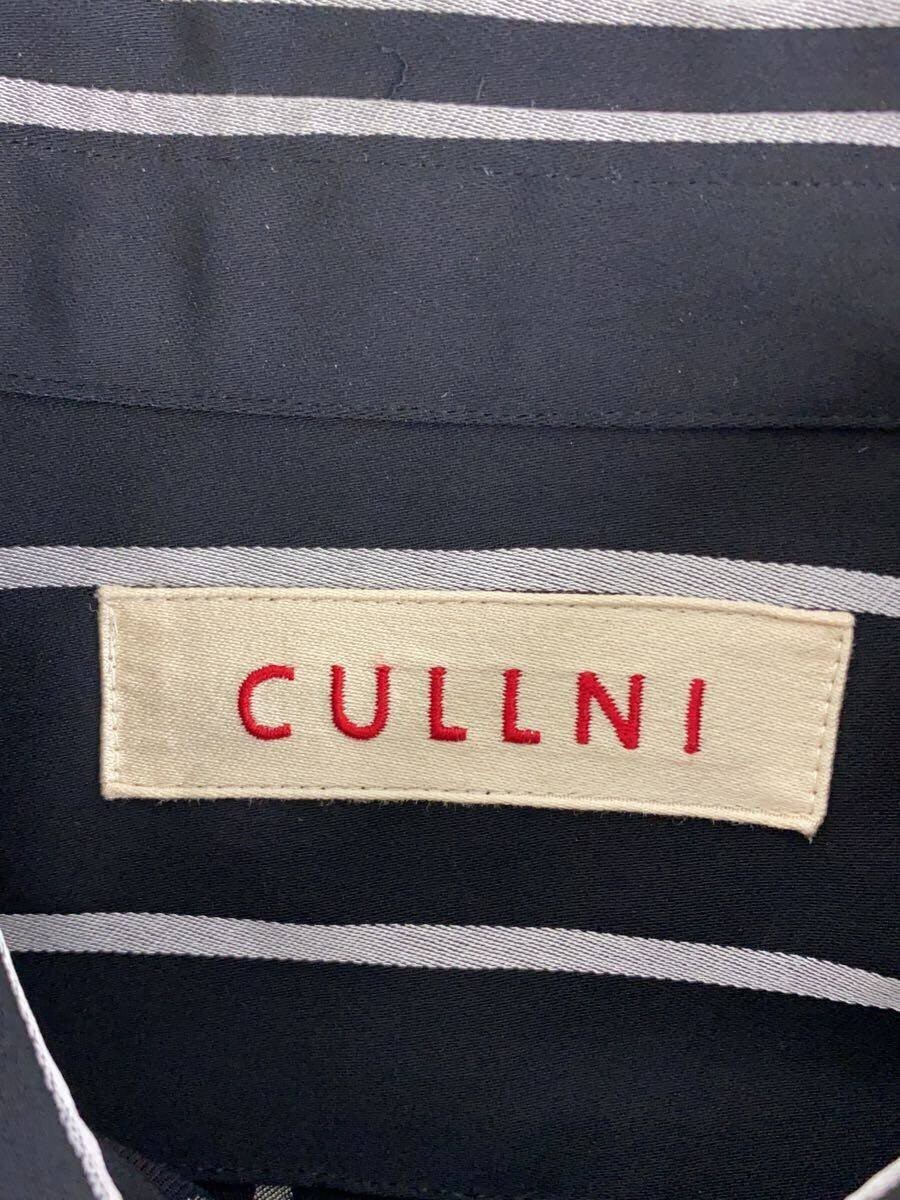 CULLNI Long shirts, long-sleeved shirt, size 2, polyester, black stripe, 19-SS-0