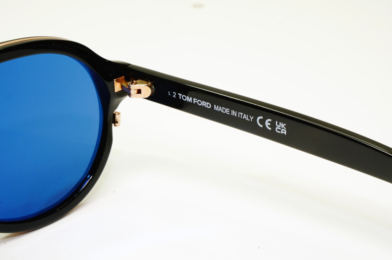 Tom Ford Sunglasses Geoffrey Black Blue Gold Pilot Designer FT0779 TF 779 01V