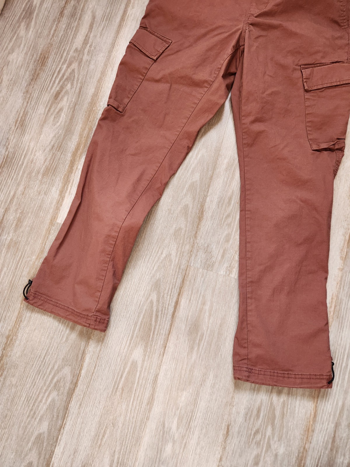 Old Navy Ultimate Tech Cargo Pants Mens M Brown Multi Flex Drawstring Utility