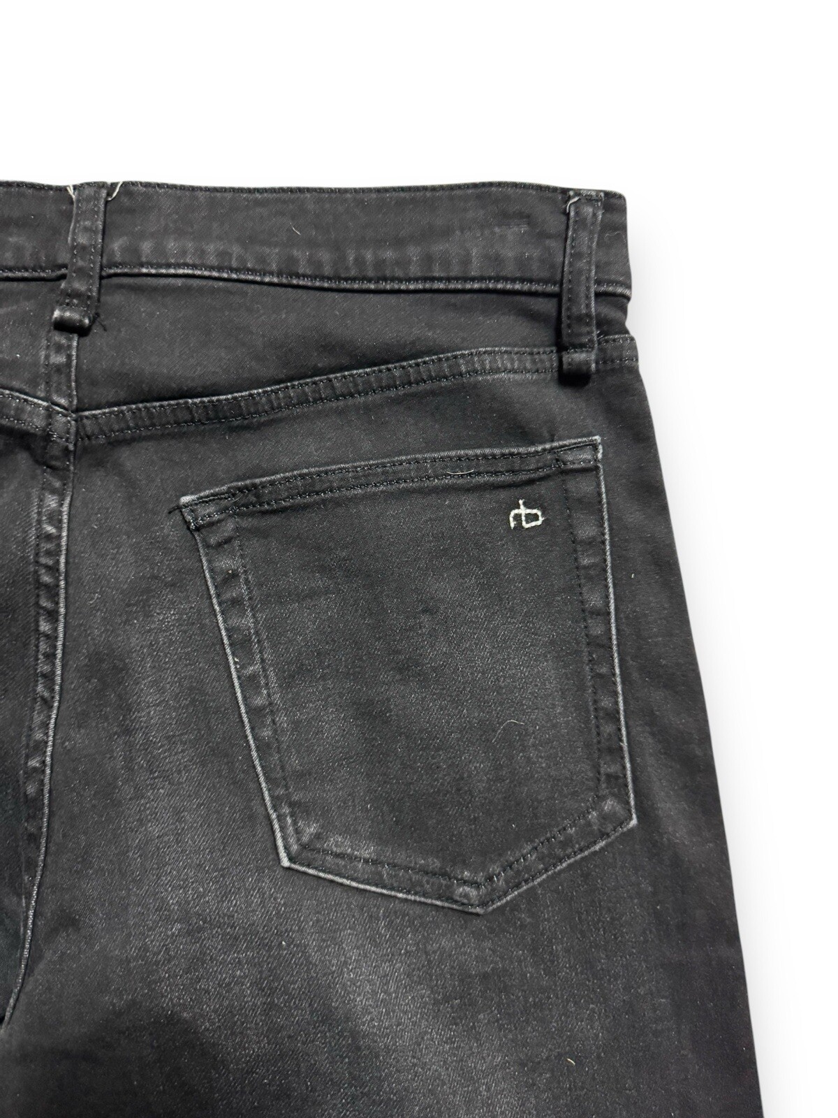 Rag & Bone Fit 2 Slim Jeans Mens Washed Black Denim 29 x 32 EUC
