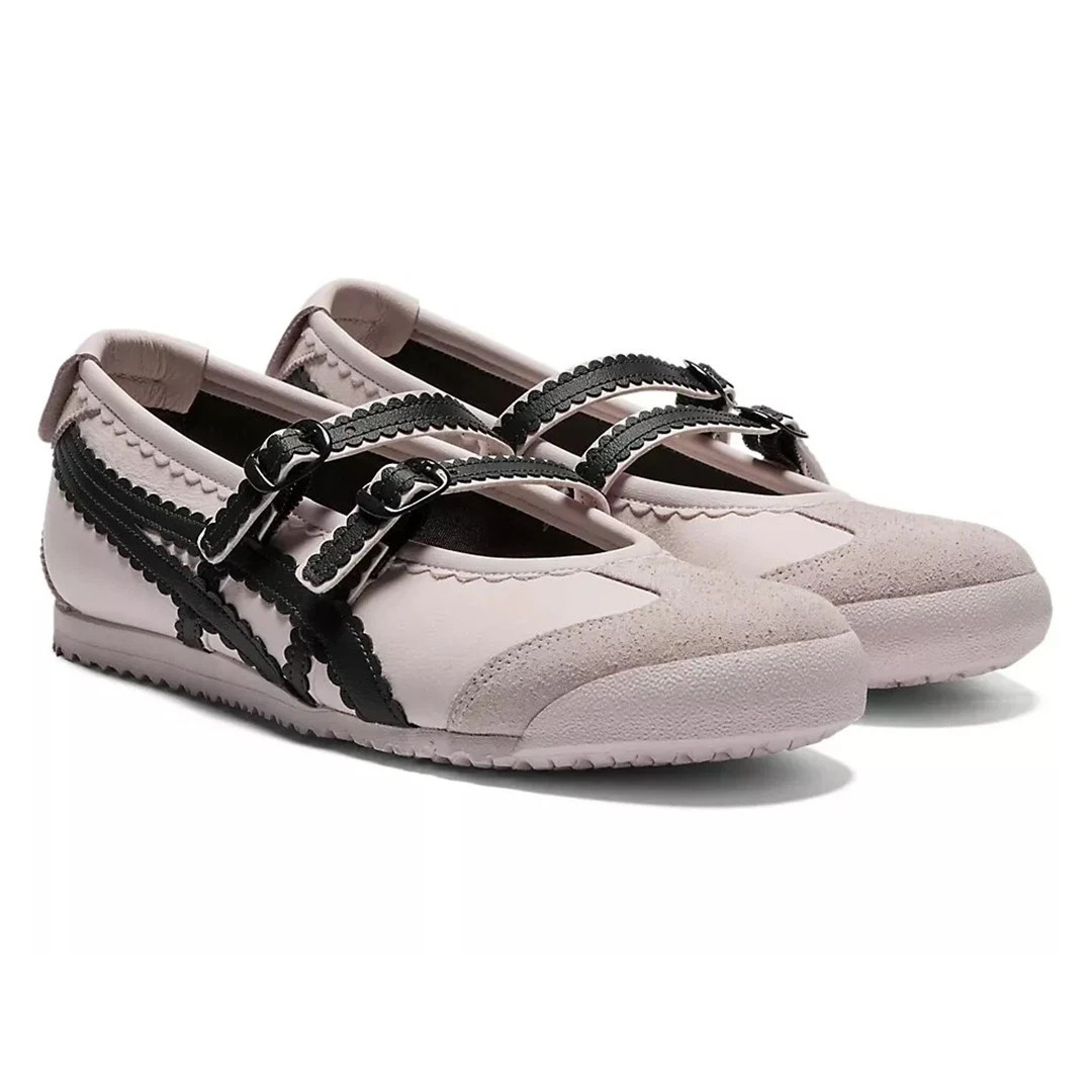 Womens Patou x Onitsuka Tiger Mexico 66 Tgrs Mary Jane Ballet Flats Muti-Color