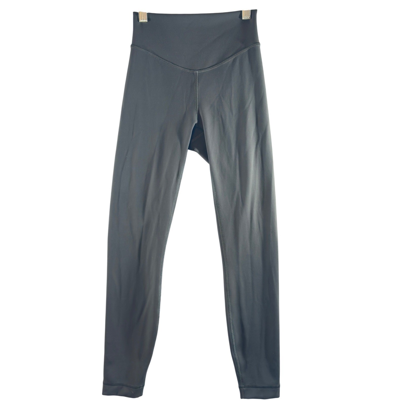 546 | Lululemon Wunder Under SmoothCover HighRise Tight Graphite Grey 25″ Size2