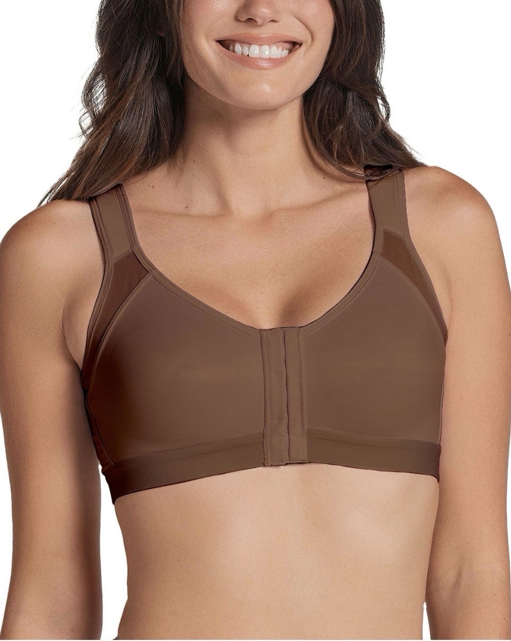 Leonisa Multi/Functional Posture Corrector Wireless Bra Brown 40C