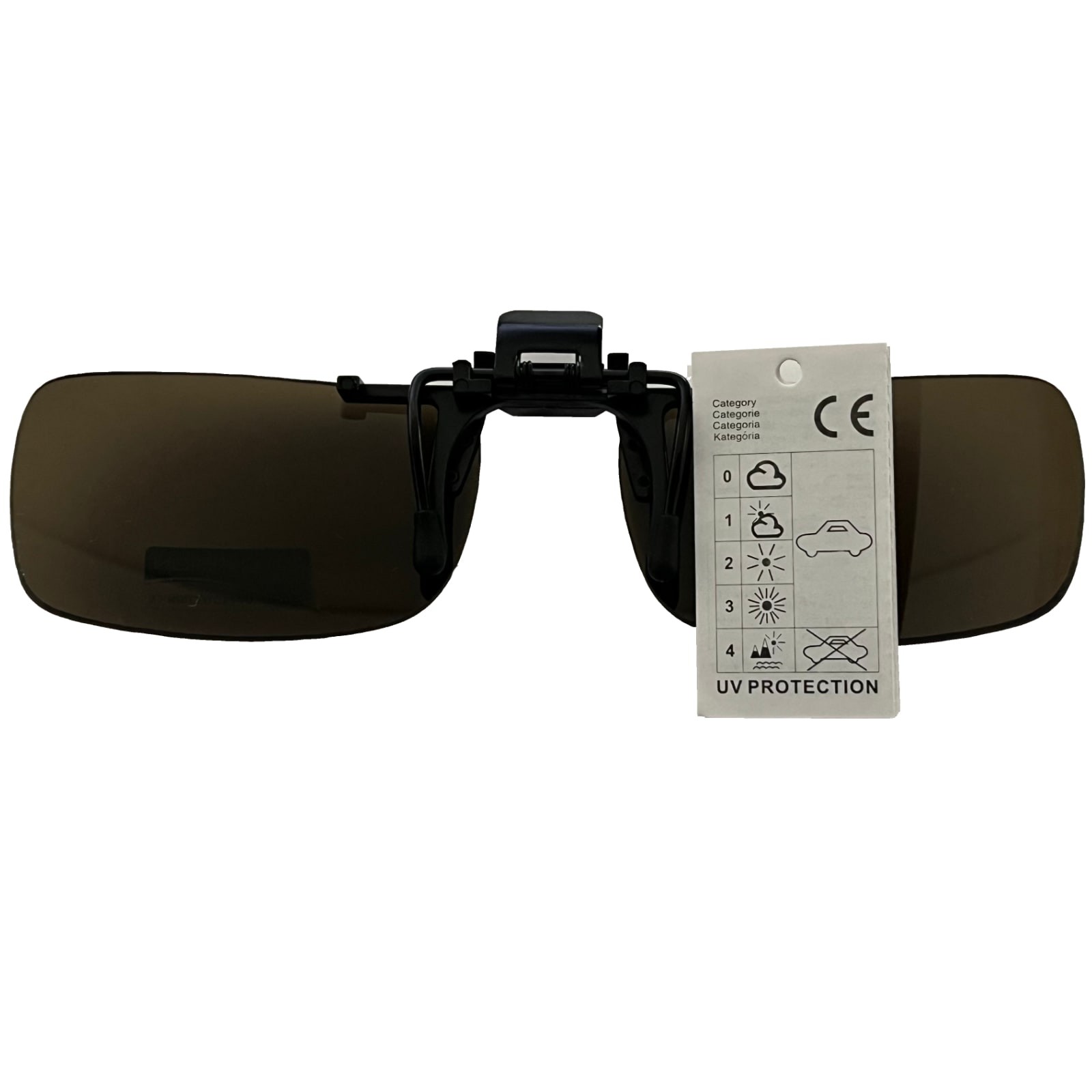 Attachment Polarized Clip On Sun Protection Glasses Carrier Flip Over Glasses UV400