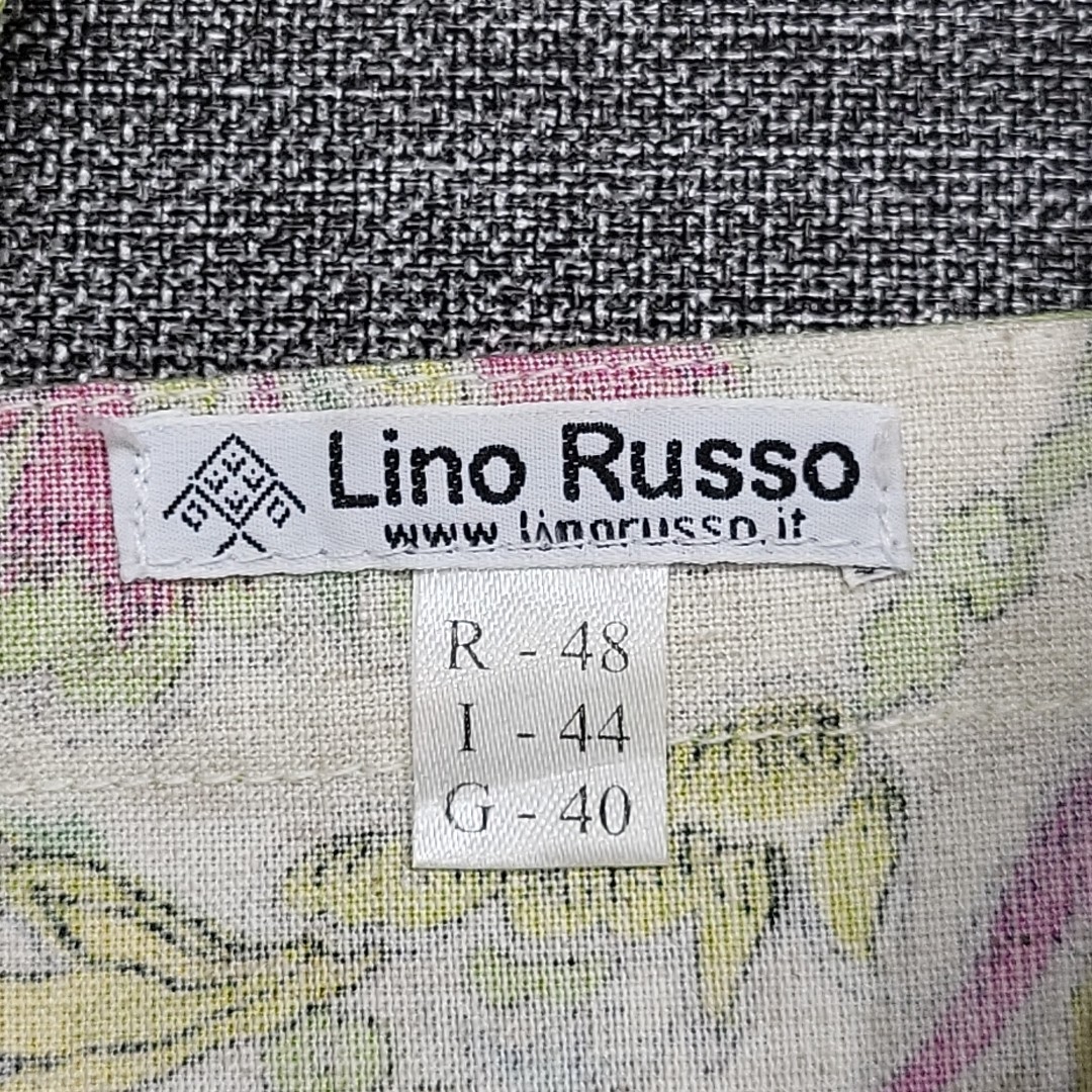 Lino Russo Womens Dressy Sleeveless Linen Cotton Top w Side Zipper Medium Size