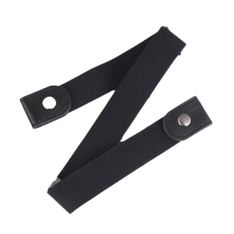 Men Women Buckle-free Elastic Invisible Waist Belt for Jeans No Bulge Hassle