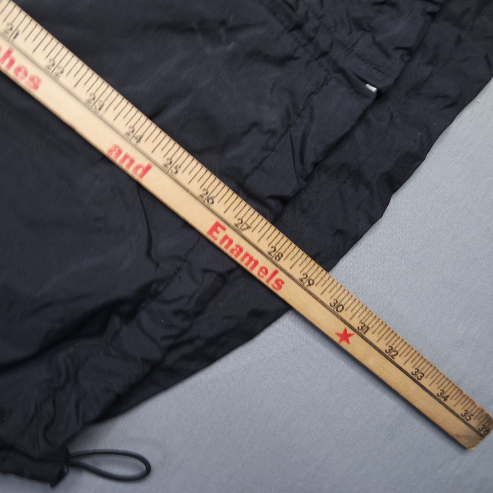 Vtg Y2K Dickies Windbreaker Work Jacket Black Zip Reflective Mens Large Patch