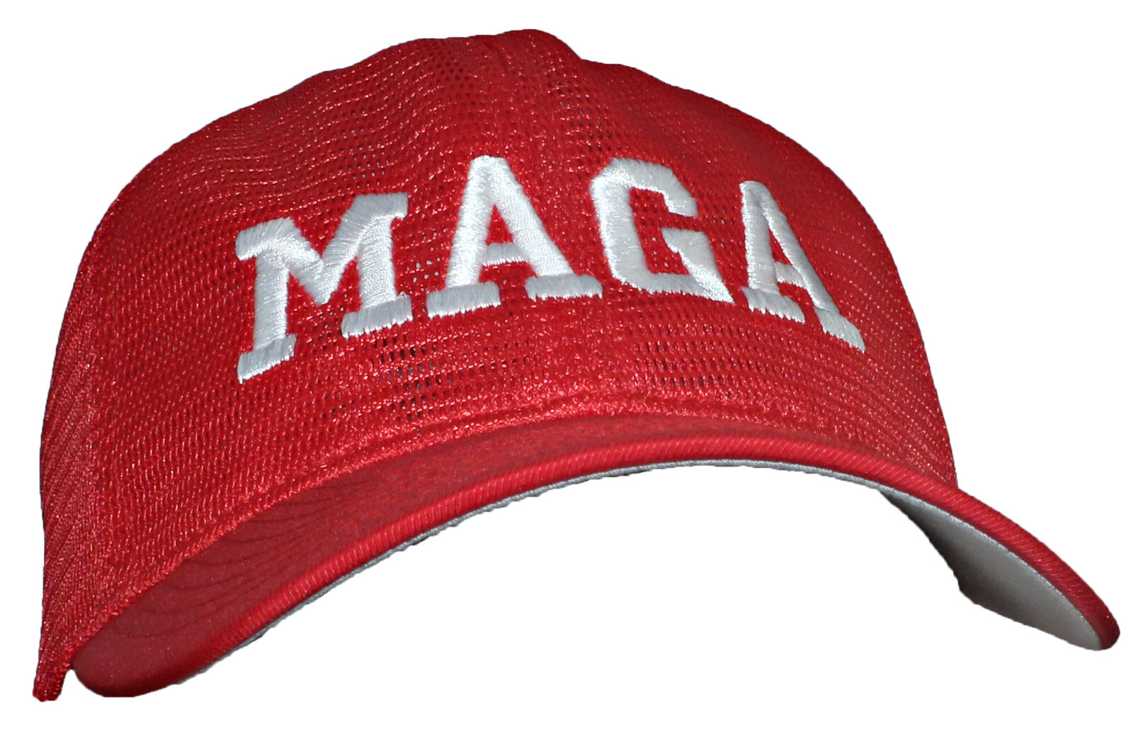 Tropic Hats Flexfit Omnimesh Ballcap with Embroidered MAGA