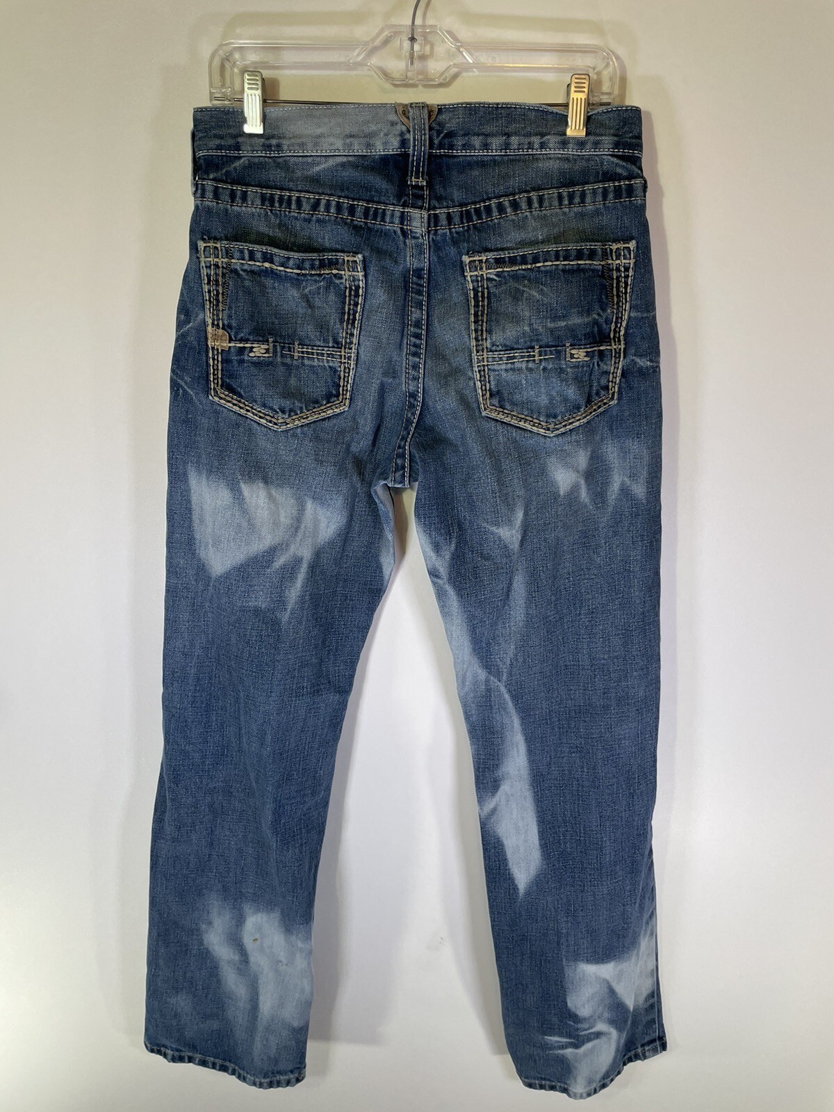 Ariat M5 Slim Straight Leg Jeans Men’s 30 x 32 Grunge Spotted Bleached Denim