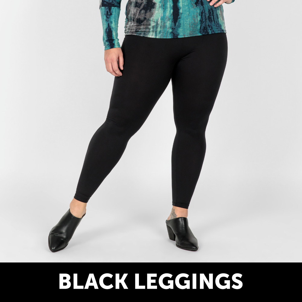OS LuLaRoe ~ SOLID BLACK ~ Leggings; SIZES 2-10 – New in package!
