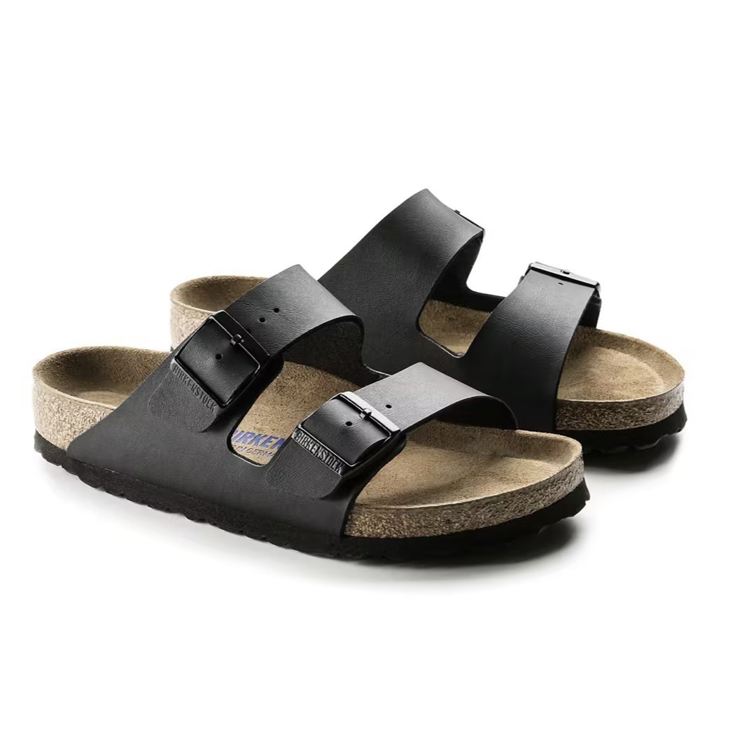 Birkenstock Arizona Soft Footbed Stone/Mocha/Black/Blue Comfort Sandals EU37-45