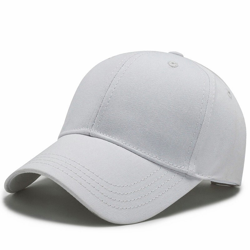 Cotton Baseball Cap Ball Dad Hat Adjustable Plain Solid Washed Men Washed