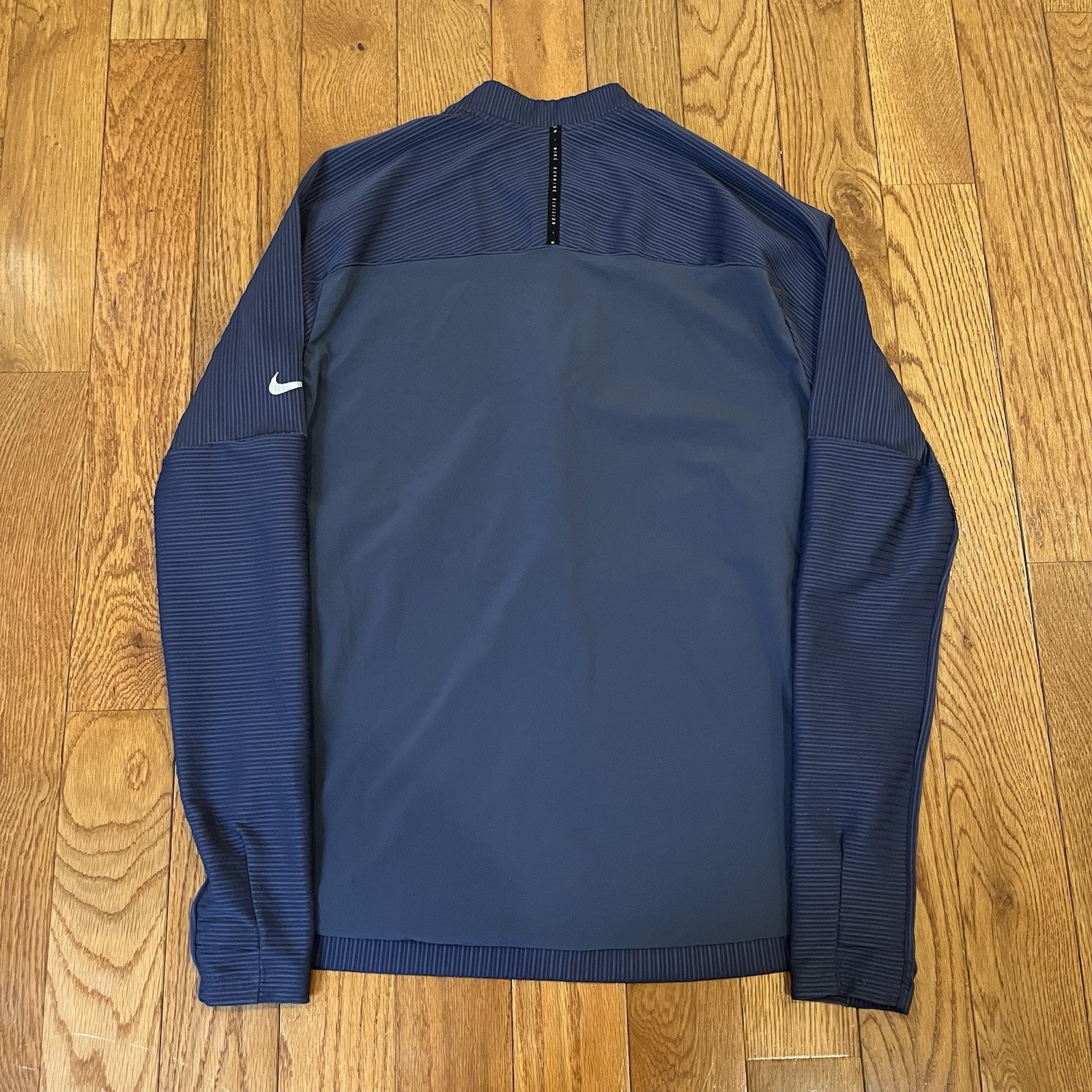 Nike Jacket Running Division Men Medium Blue Element Full Zip Lightweight DR8724