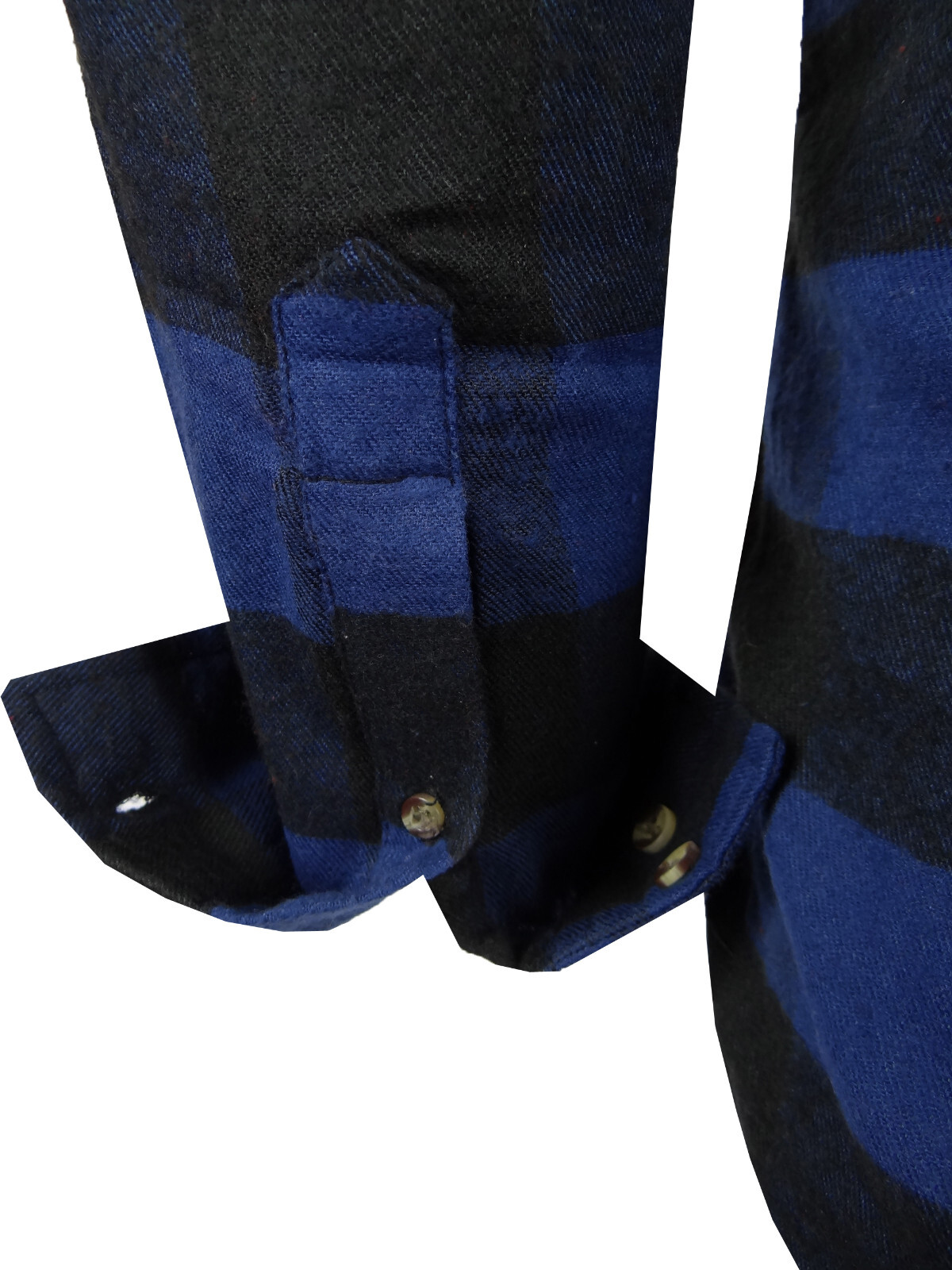 Plaid Flannel Shirt Soft Mens Cotton Big Check Pattern Chest Pocket Casual Light