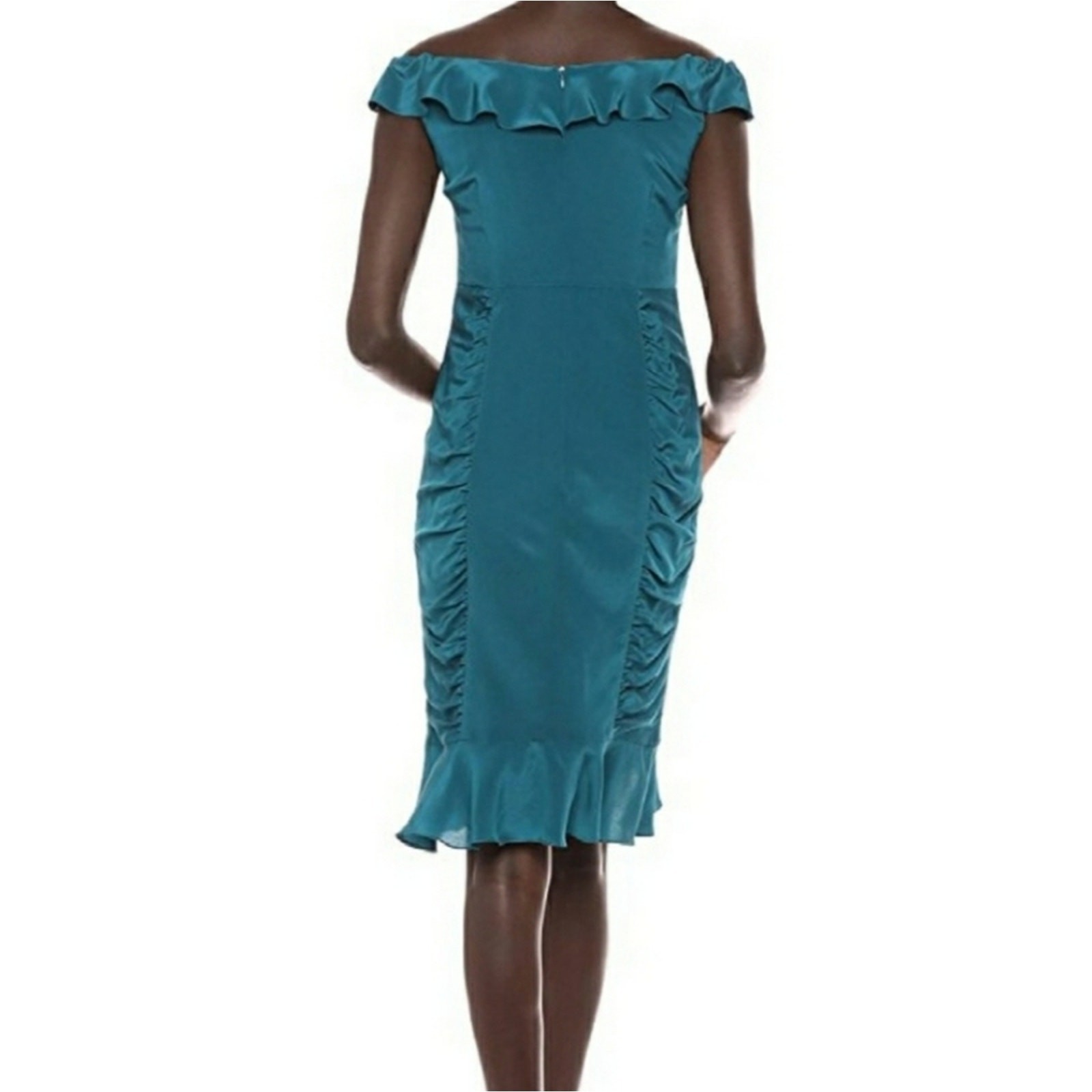 NEW Nanette Lepore Azure Sunset Silk Formal Party Cocktail Dress