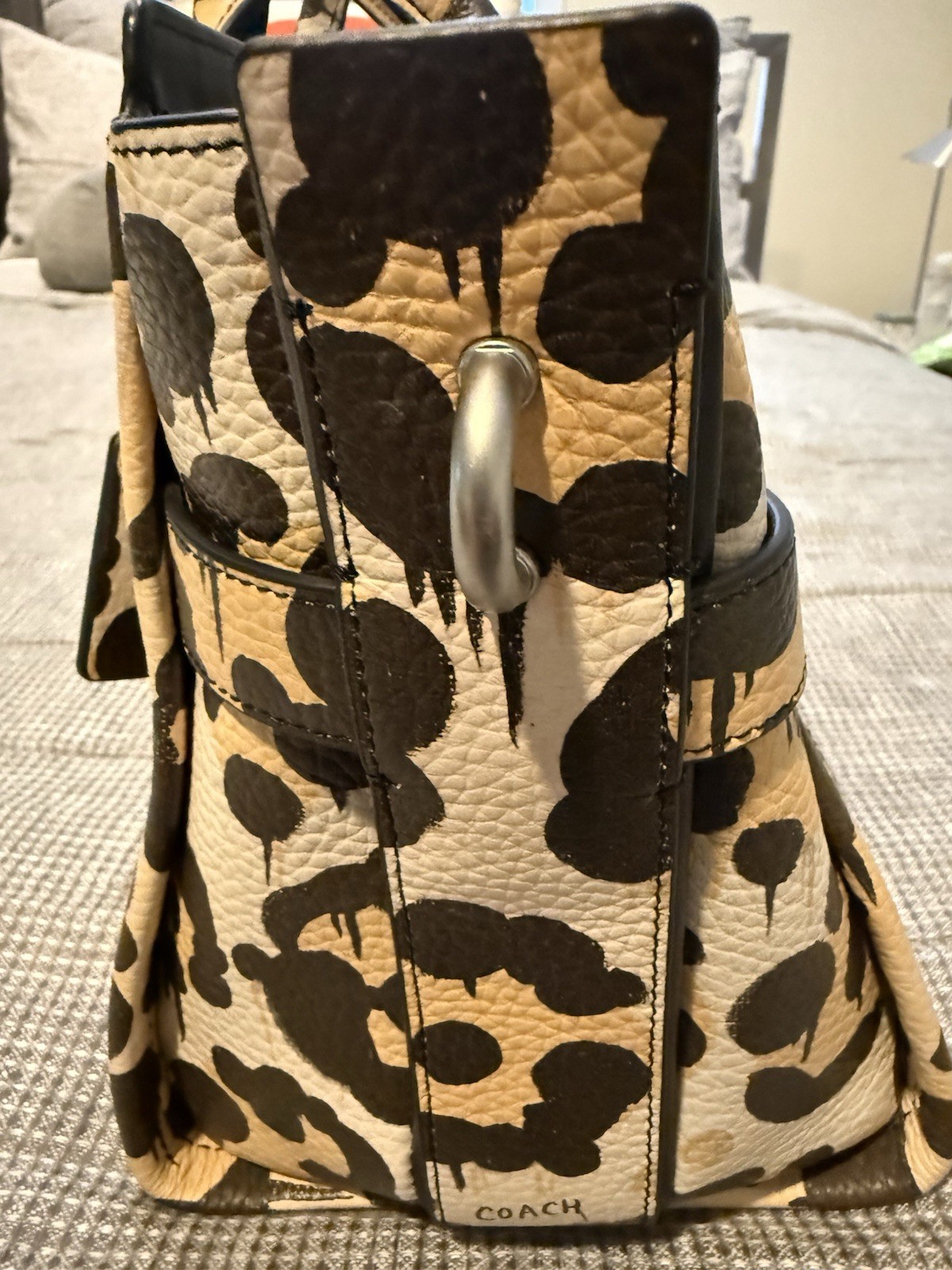 EUC Coach/Gary Baseman Wild Beast Swagger Medium Satchel w/Detachable Strap