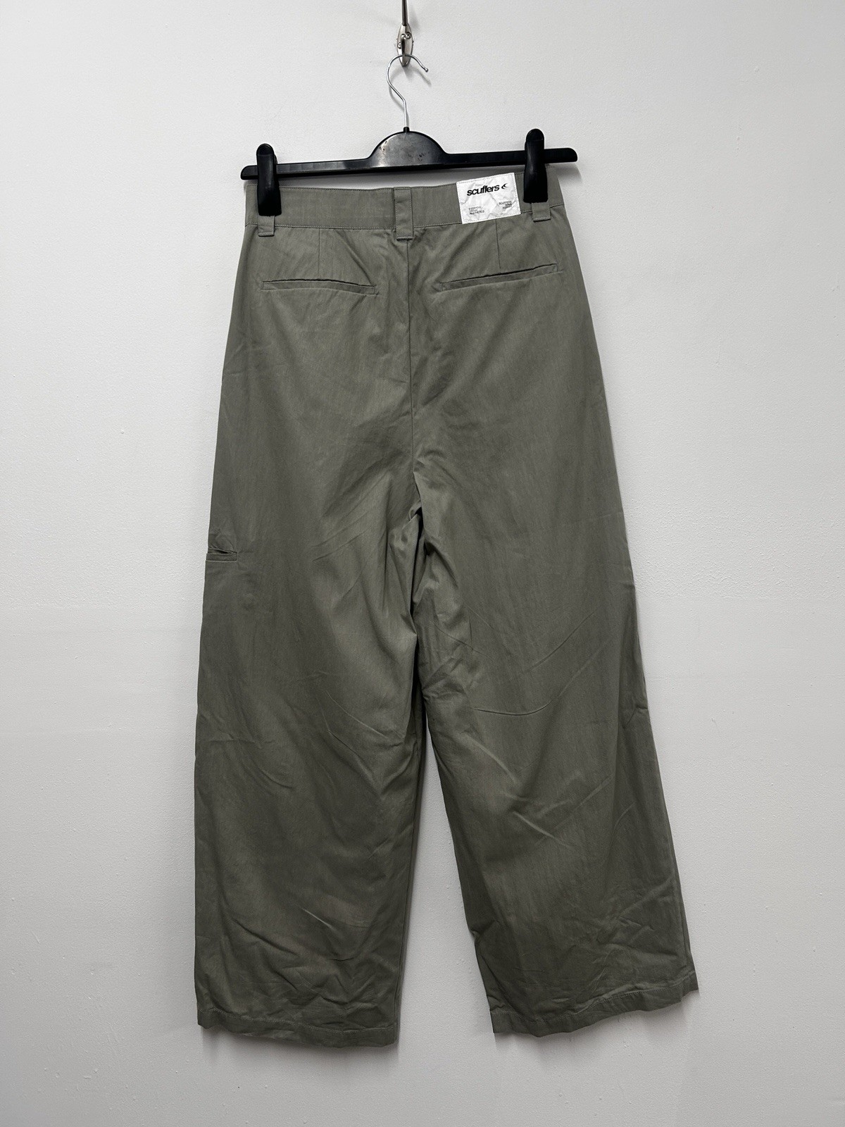 Scuffers Trousers Size 36 Grey Balloon Wide Leg Baggy Pants
