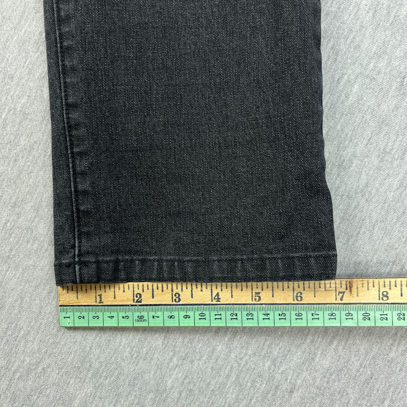 Proof Rover Double Knee Work Pant Mens 34×32 Slim Fit Gray Stretch Huckberry