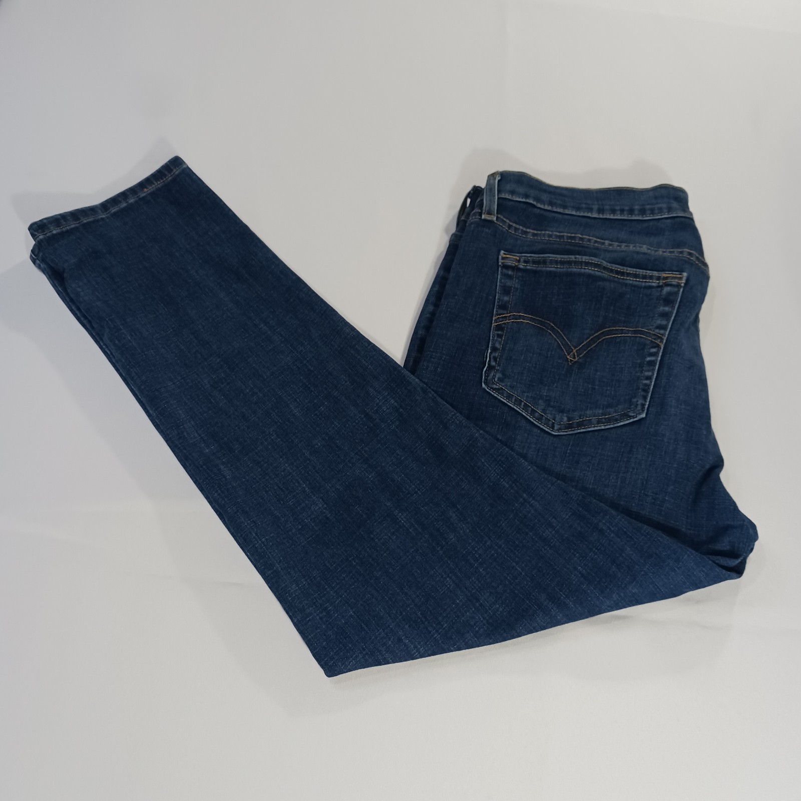 Levi’s Boyfriend Men’s Blue Cotton Blend Denim Jeans Size W30 L27 Fits (32×27)