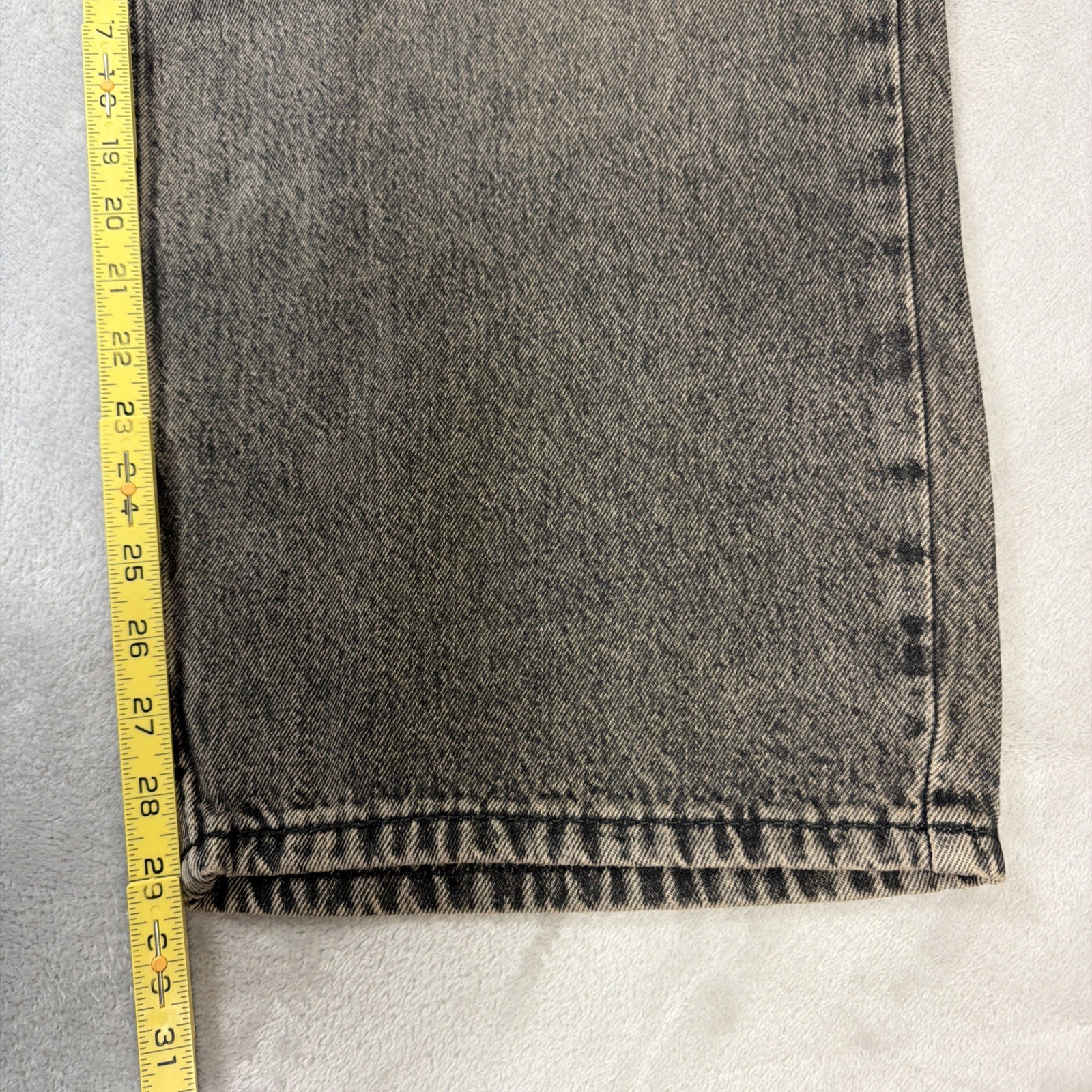 Levi’s 578 Baggy Denim Jeans Men’s Size 38×30 Gray Cotton Y2K