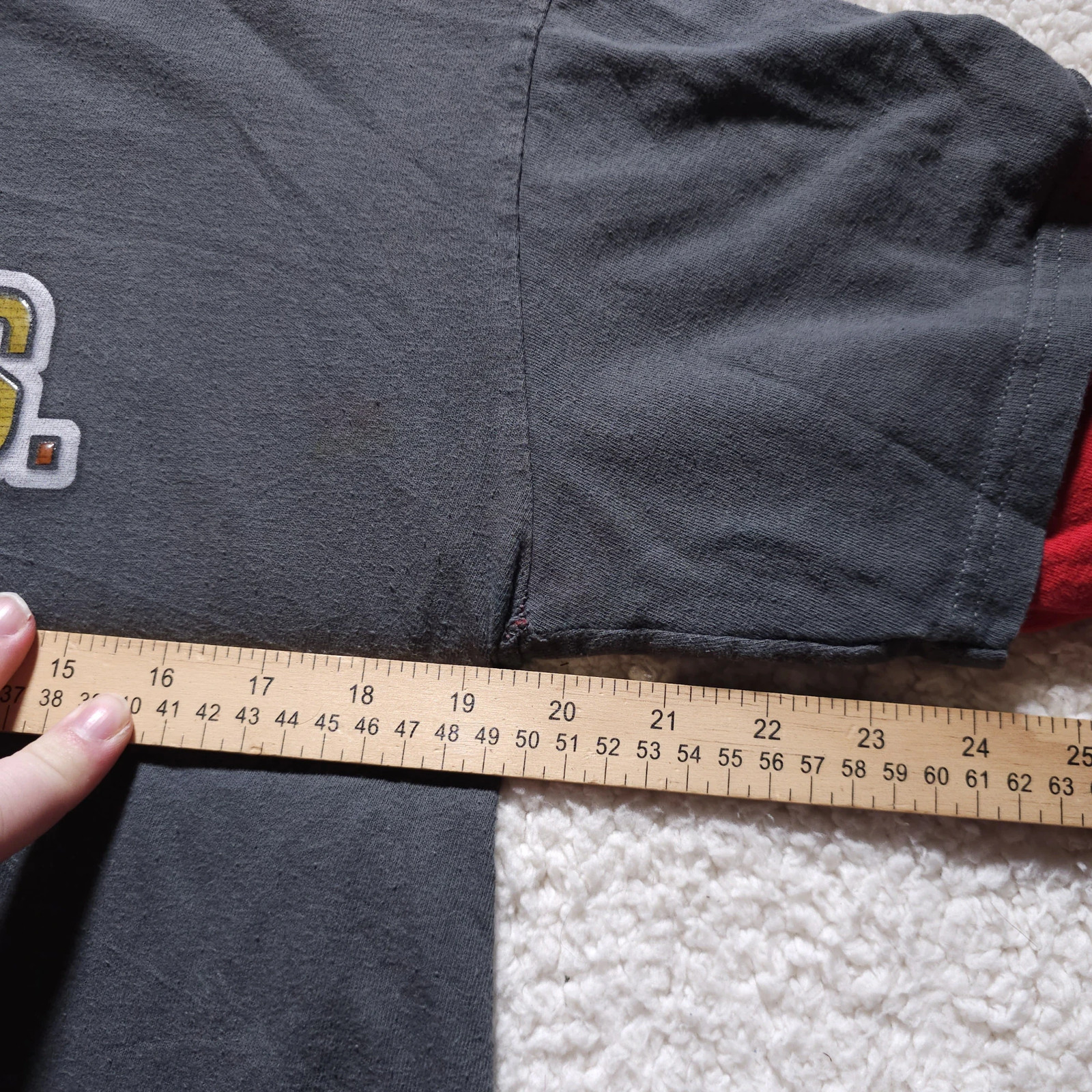 Super Mario Bros Nintendo Raglan Shirt Long Sleeve Graphic Gamer Tee Y2K 2007 M
