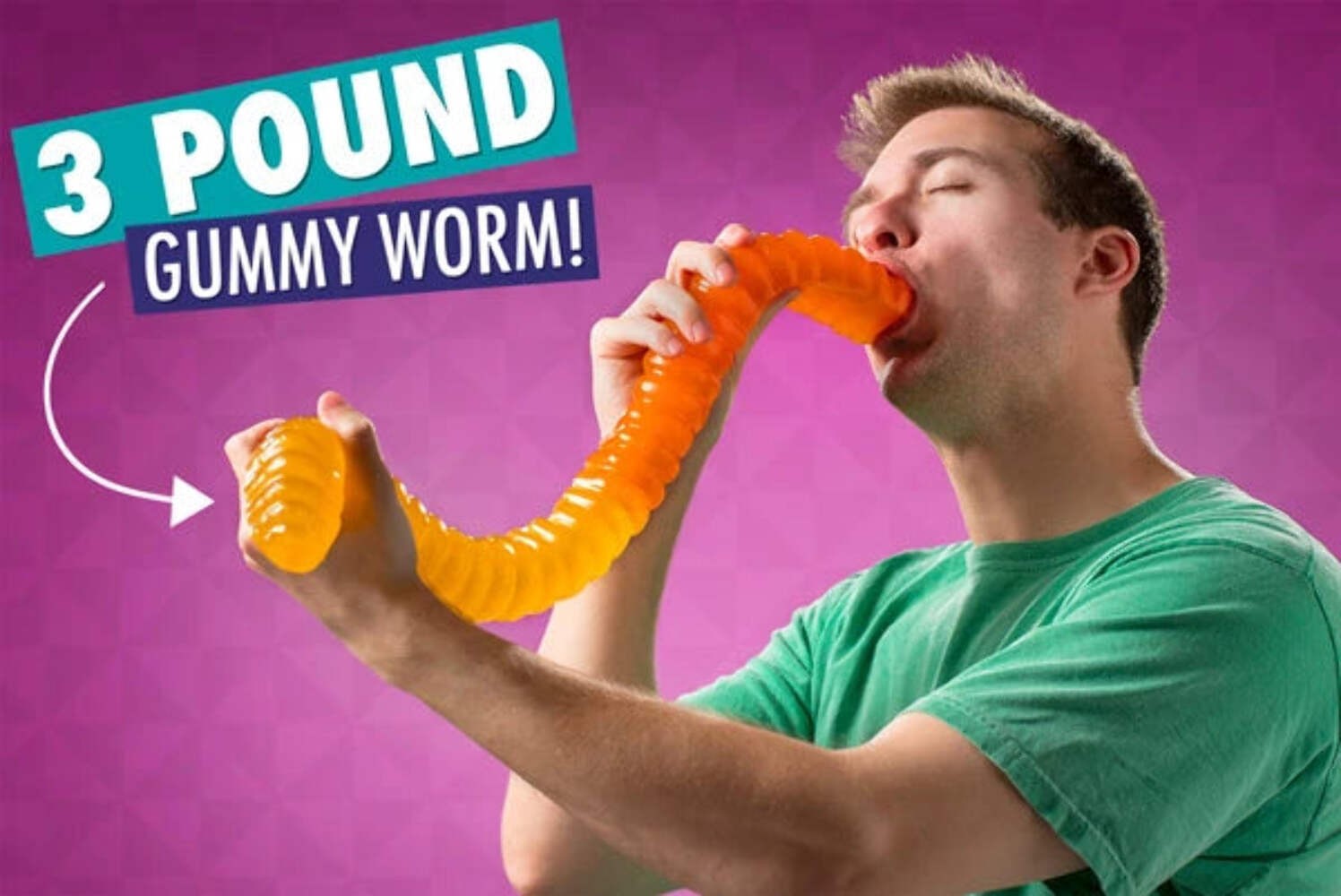Giant 3-Pound Gummy Worm