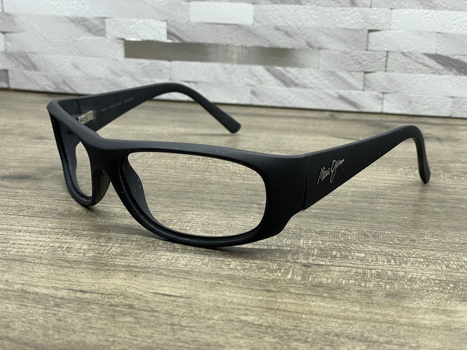 Maui Jim Ikaika Matte Black Rubber Sunglasses Italy MJ281-02MR *Frames Only