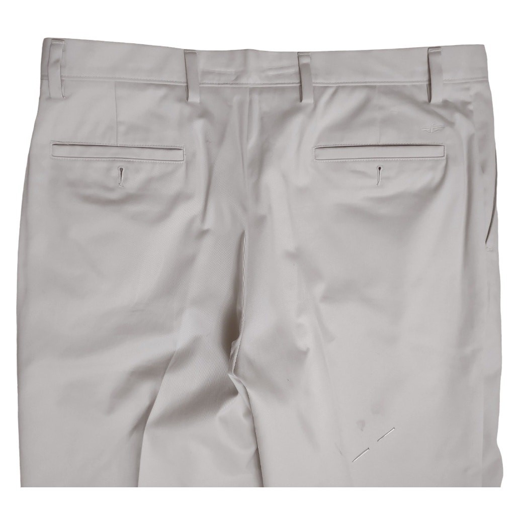 DOCKERS D3 Mens Classic Pleated Front Pants Size 36 Chinos Khaki Work Trousers