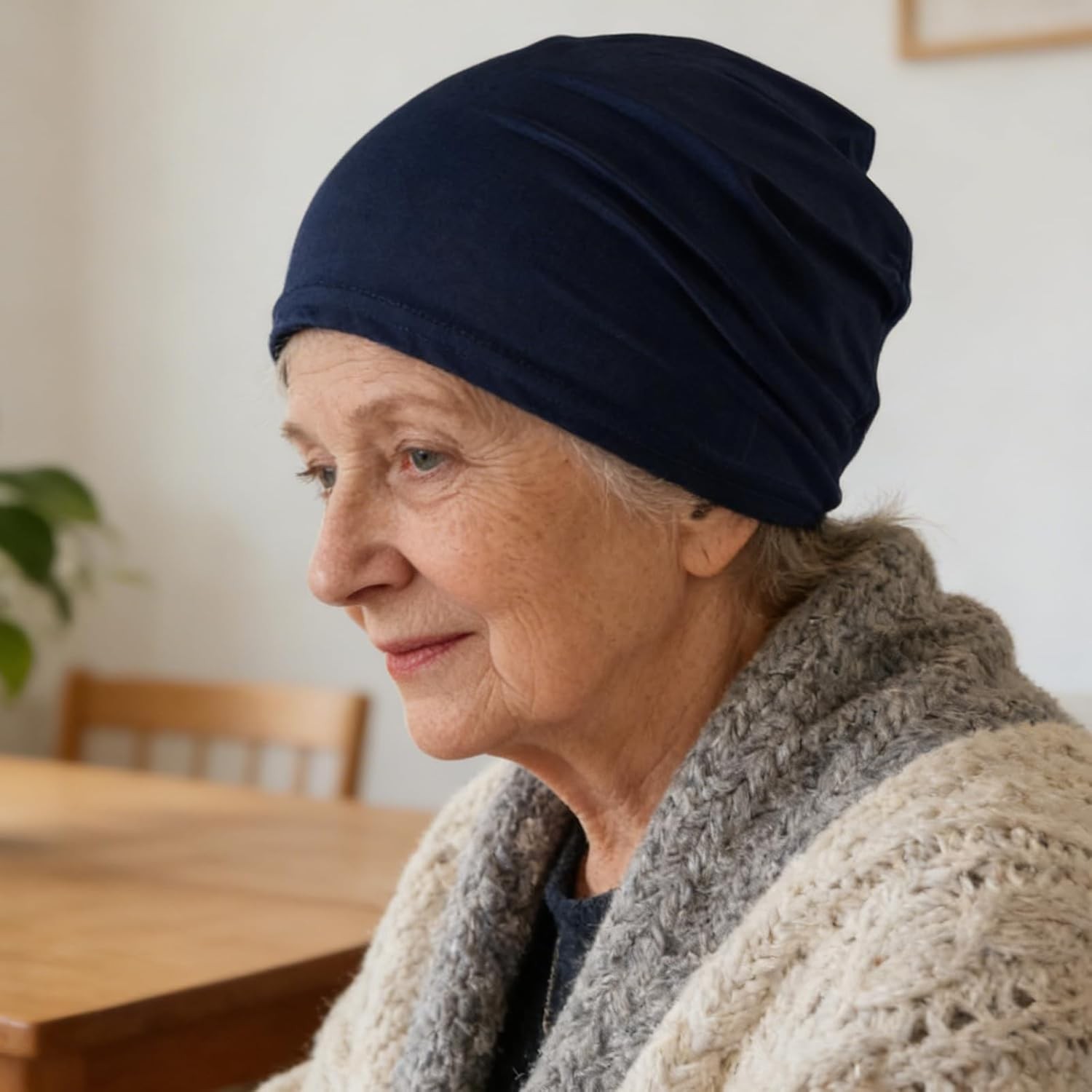 9 Pcs Chemo Head Scarf for Women Soft Stretchy Pre Tied Chemo Hat Turban Beanie