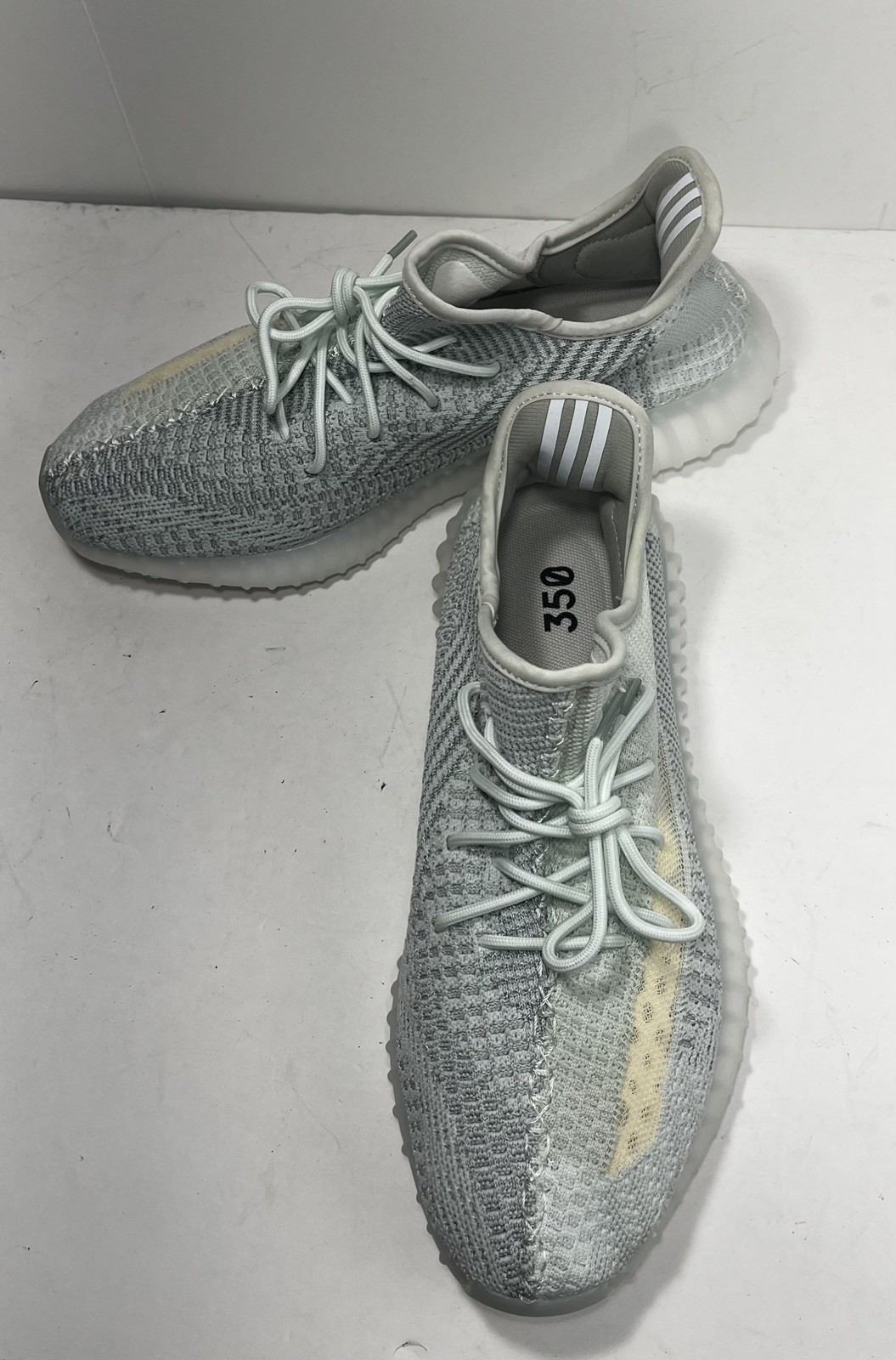 BRAND NEW 350 Men Size 10.5 Ice Blue/White Color