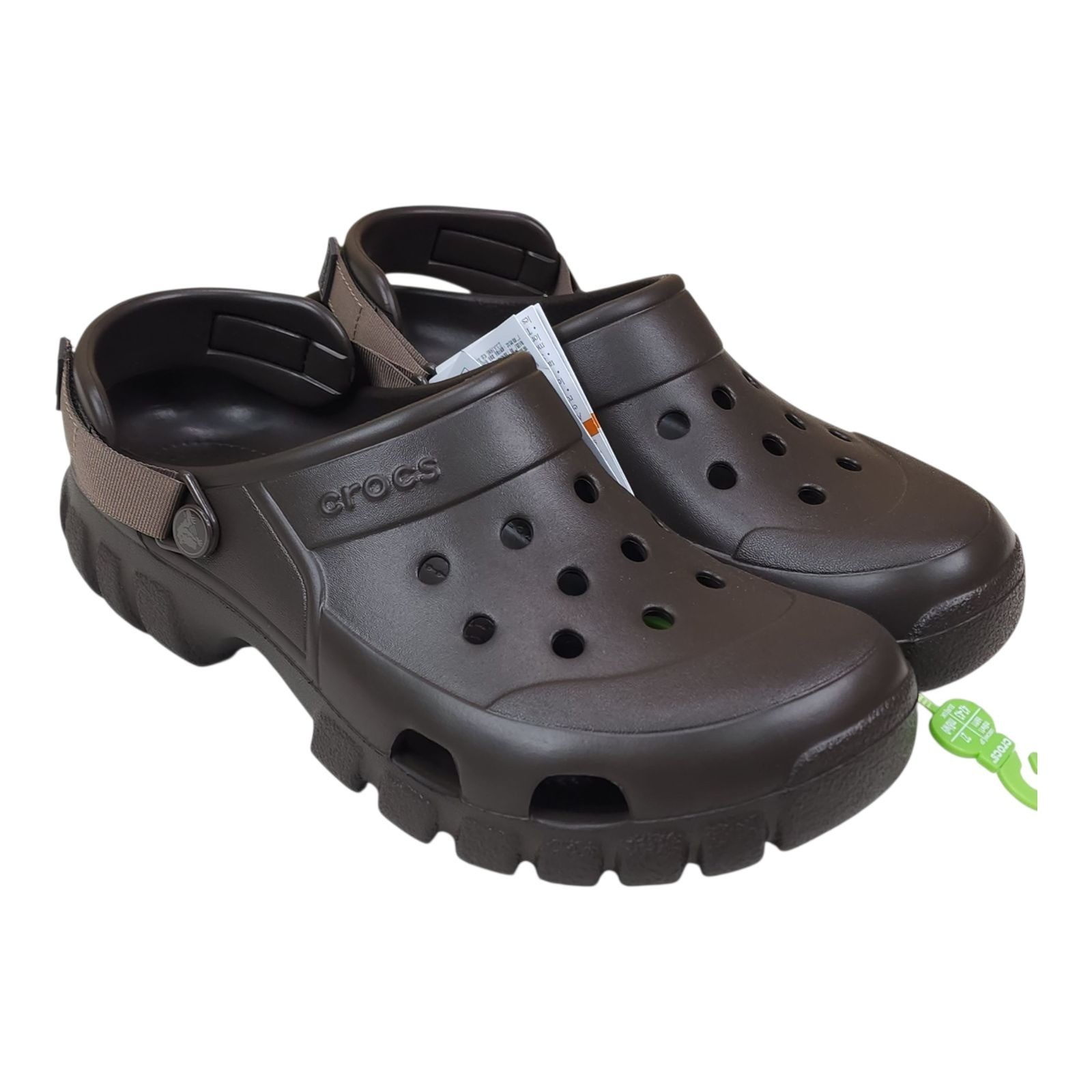 Crocs Offroad Sport Clog Brown Mens 11 Womens 9 Adjustable Strap