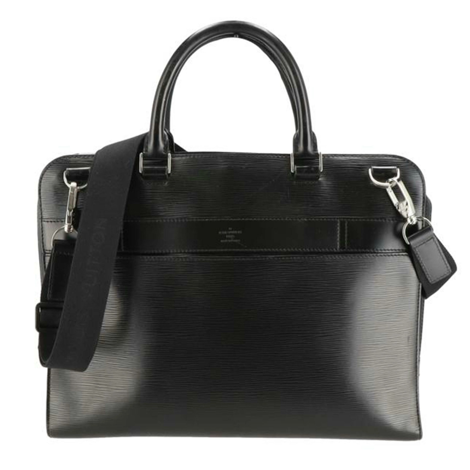 Louis Vuitton Bassano MM Epi Noir M54032 TR2 B rank 19 Used