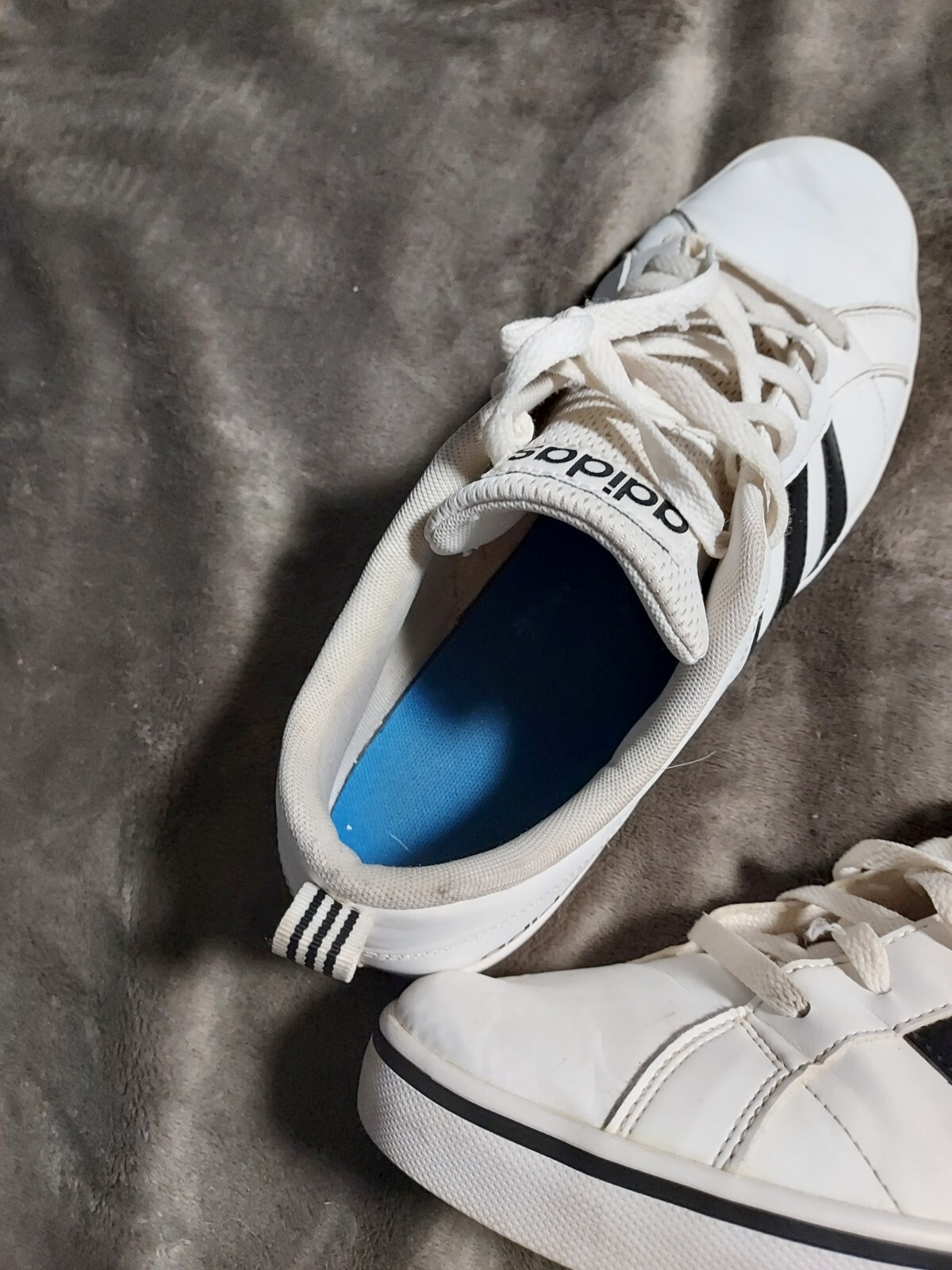 Adidas Mens VS Pace AW4594 White Casual Shoes Sneakers Size 12