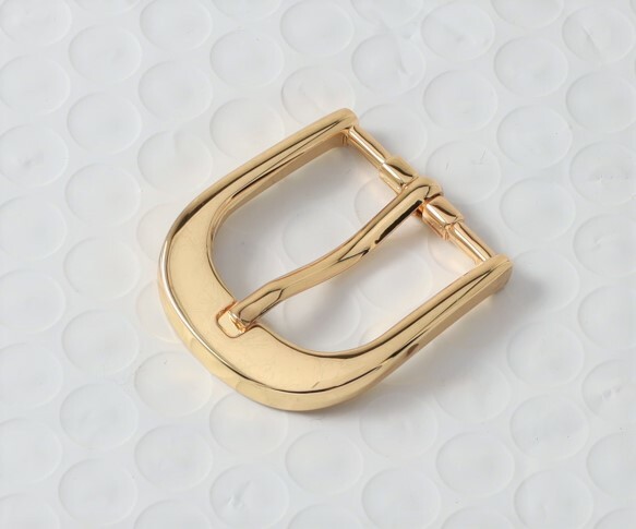 1 inch(25mm)BUCKLE+KEEPER SET(#211g) GOLD COLOR BONUS RIVETS USA.